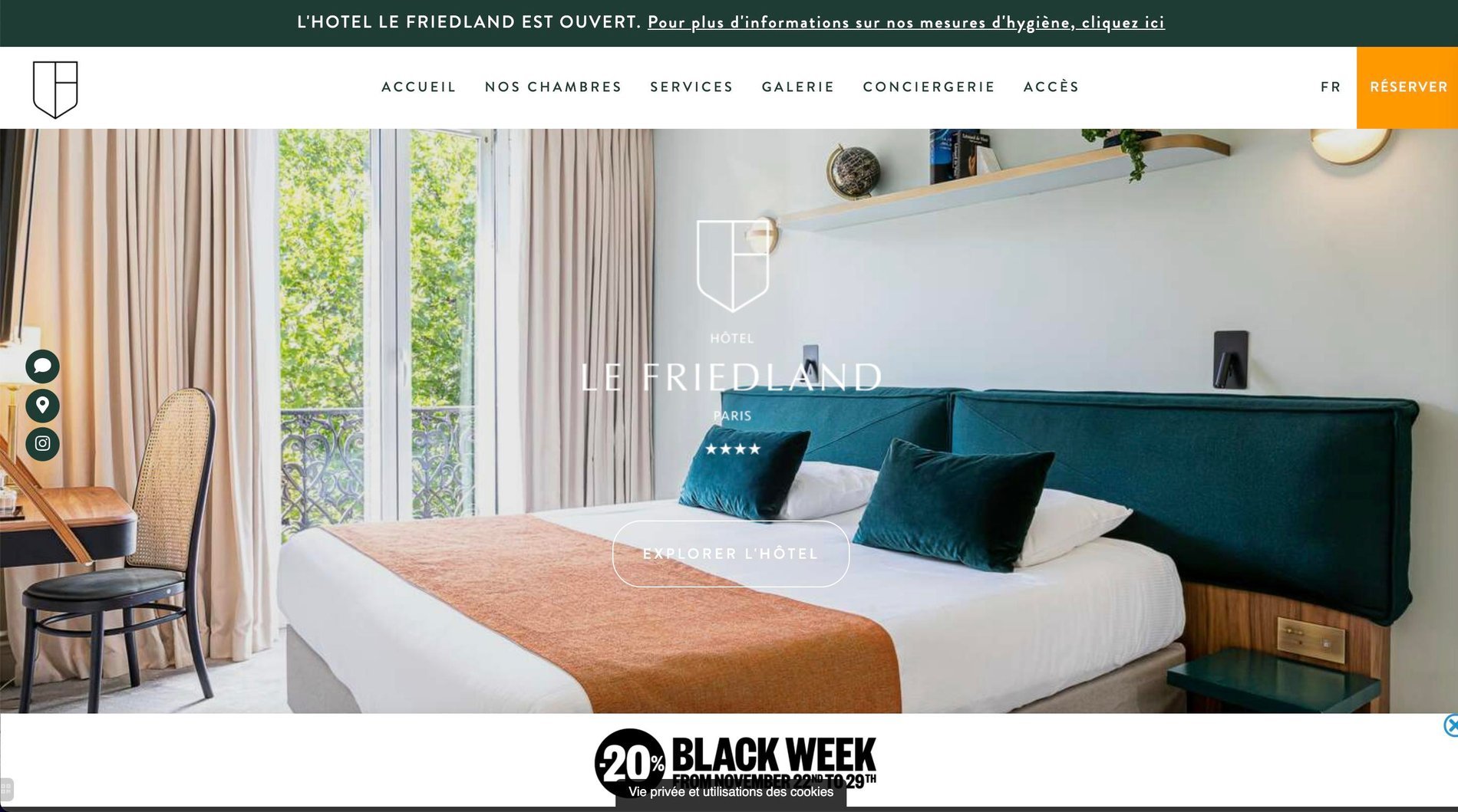 MMCréation Agency | Portfolio Hôtel Le Friedland