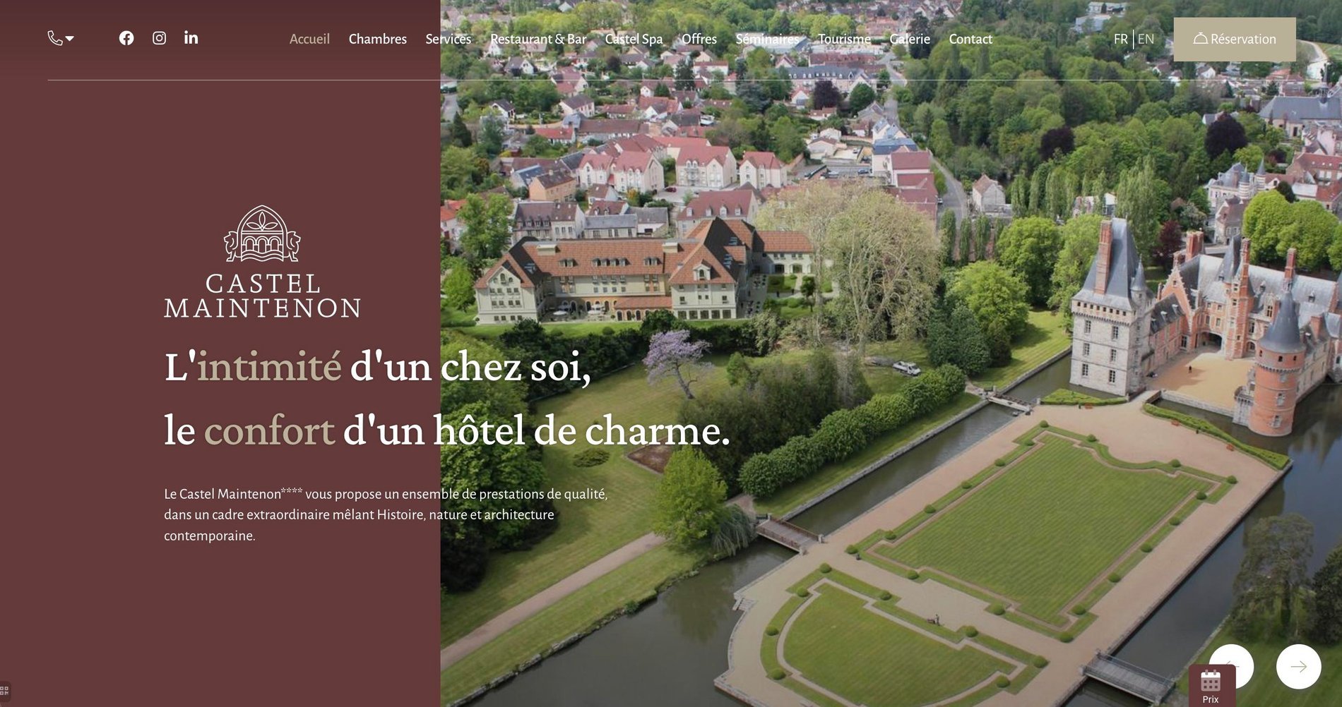 MMCréation Agency | Portfolio Castel Maintenon