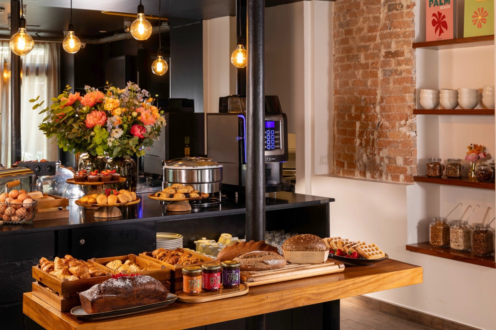 Hôtel Maxim Folies Salon Petit-déjeuner Buffet