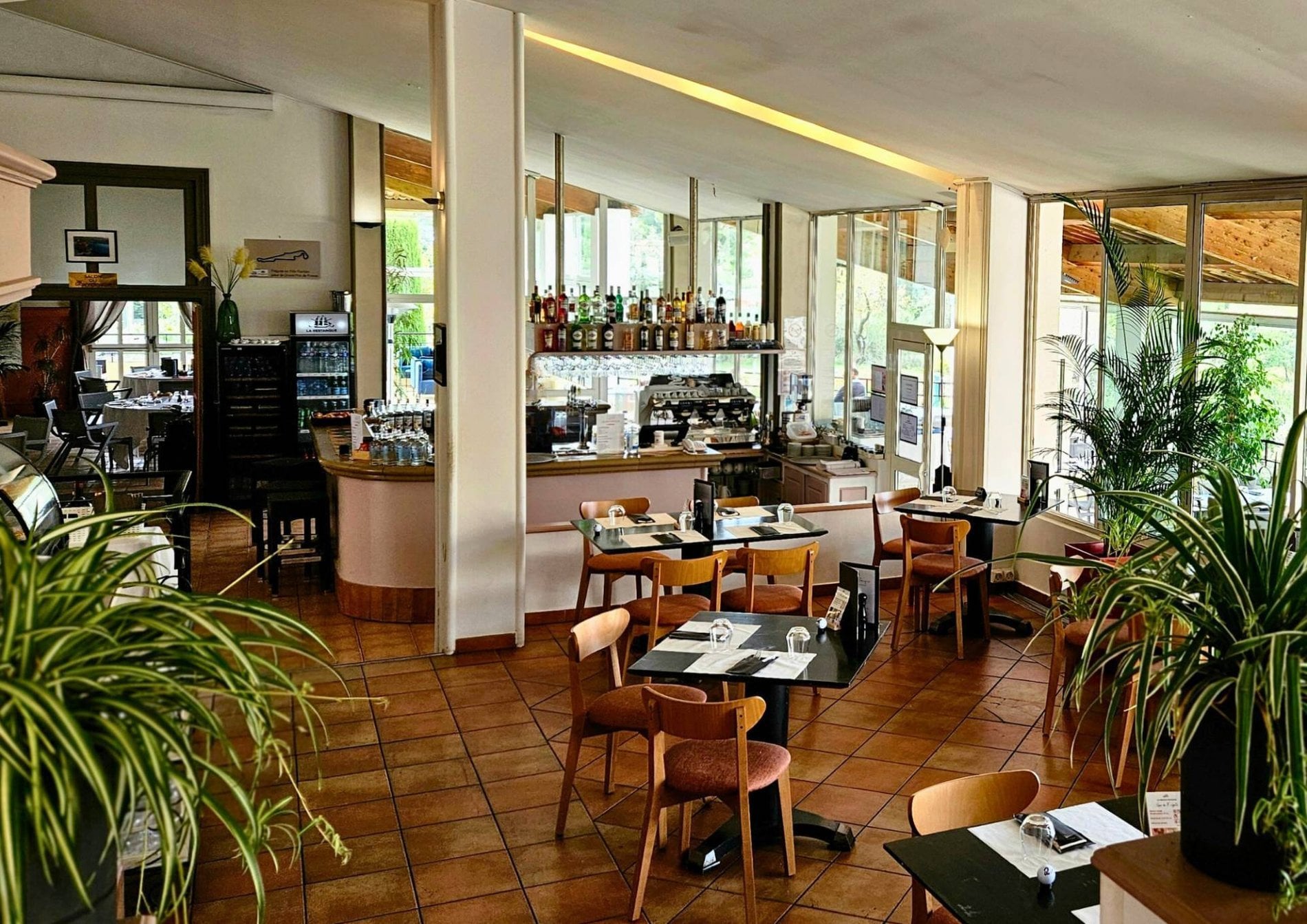 Indoor view of La Restanque restaurant