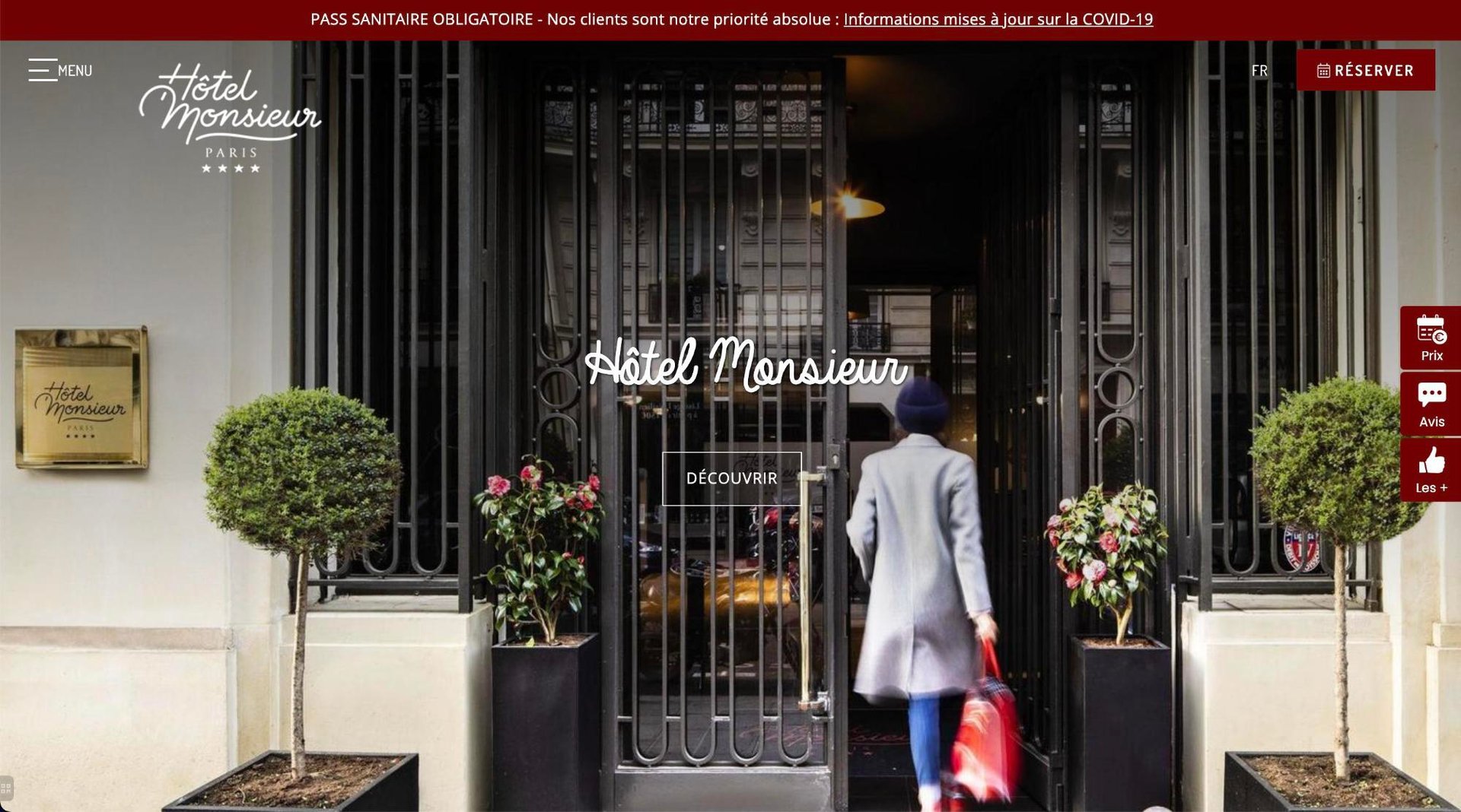 MMCréation Agency | Portfolio Hôtel Monsieur
