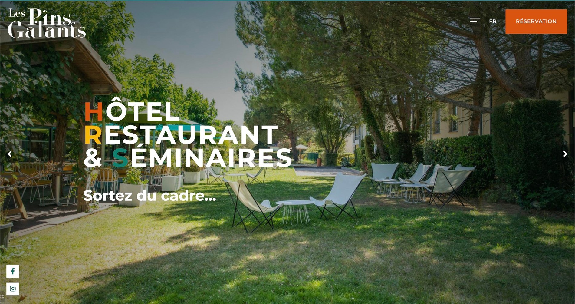 MMCréation Agency | Portfolio Les Pins Galants