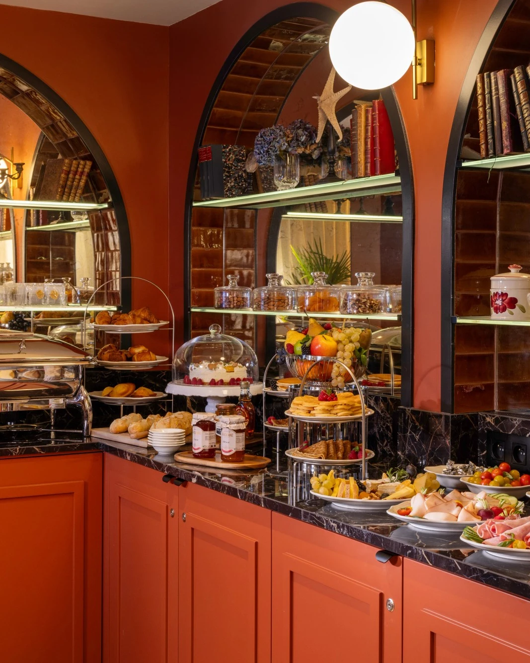 Hôtel Ginette à la Folie, Hotel Ginette à la Folie Breakfast Room Buffet