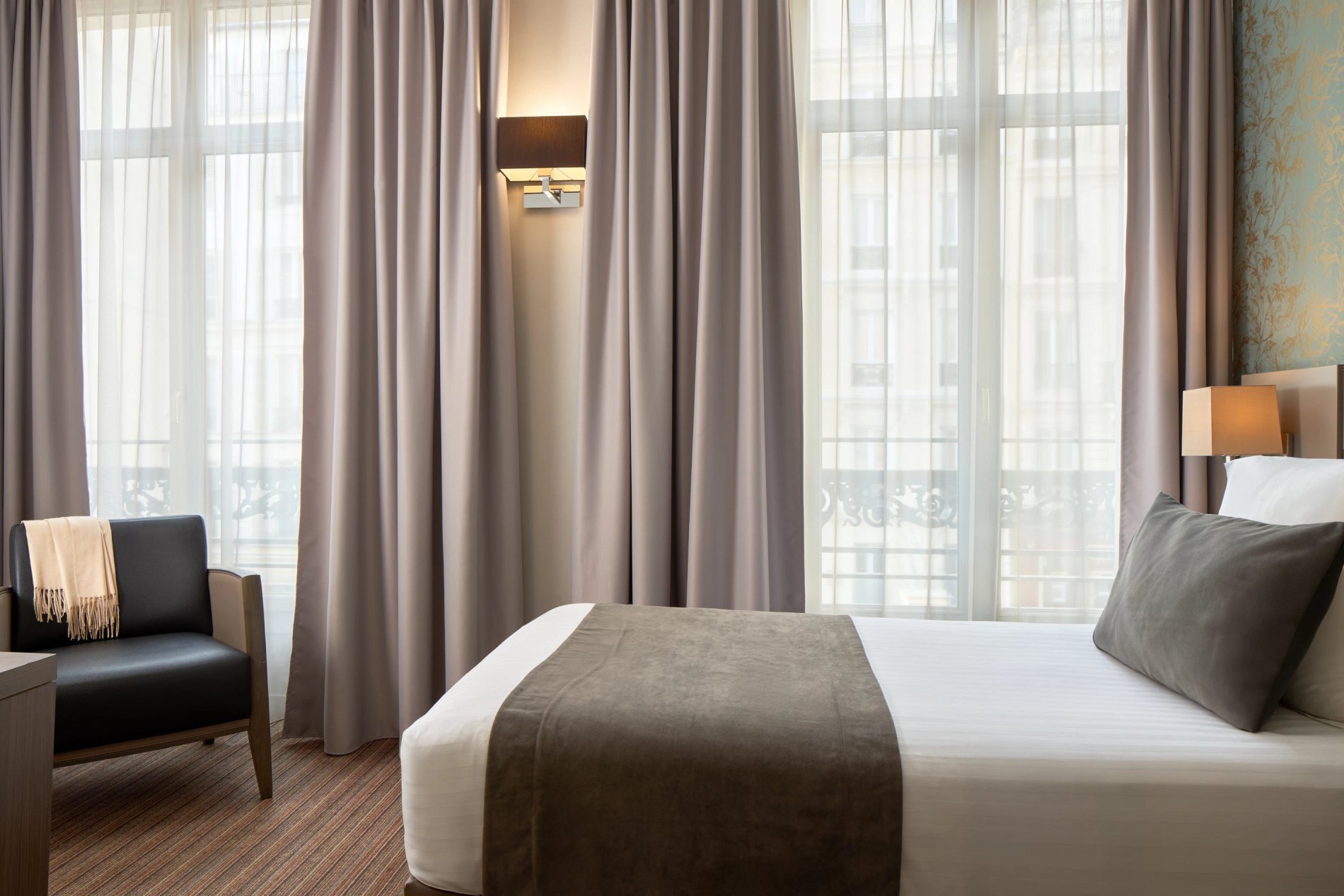 Chambre Confort Individuelle au Timhotel Opéra Blanche Fontaine
