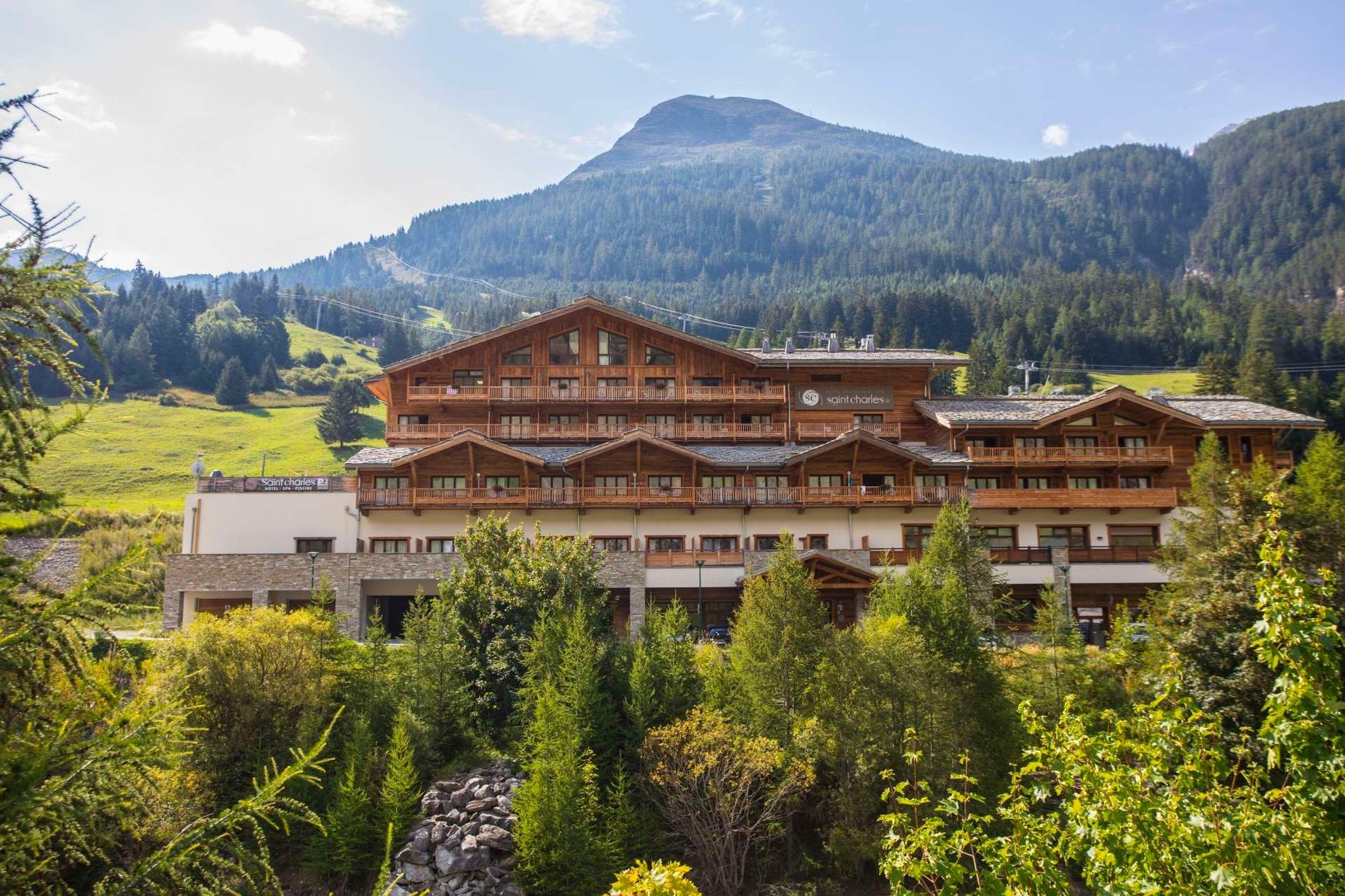 Vue du Saint Charles en Hiver