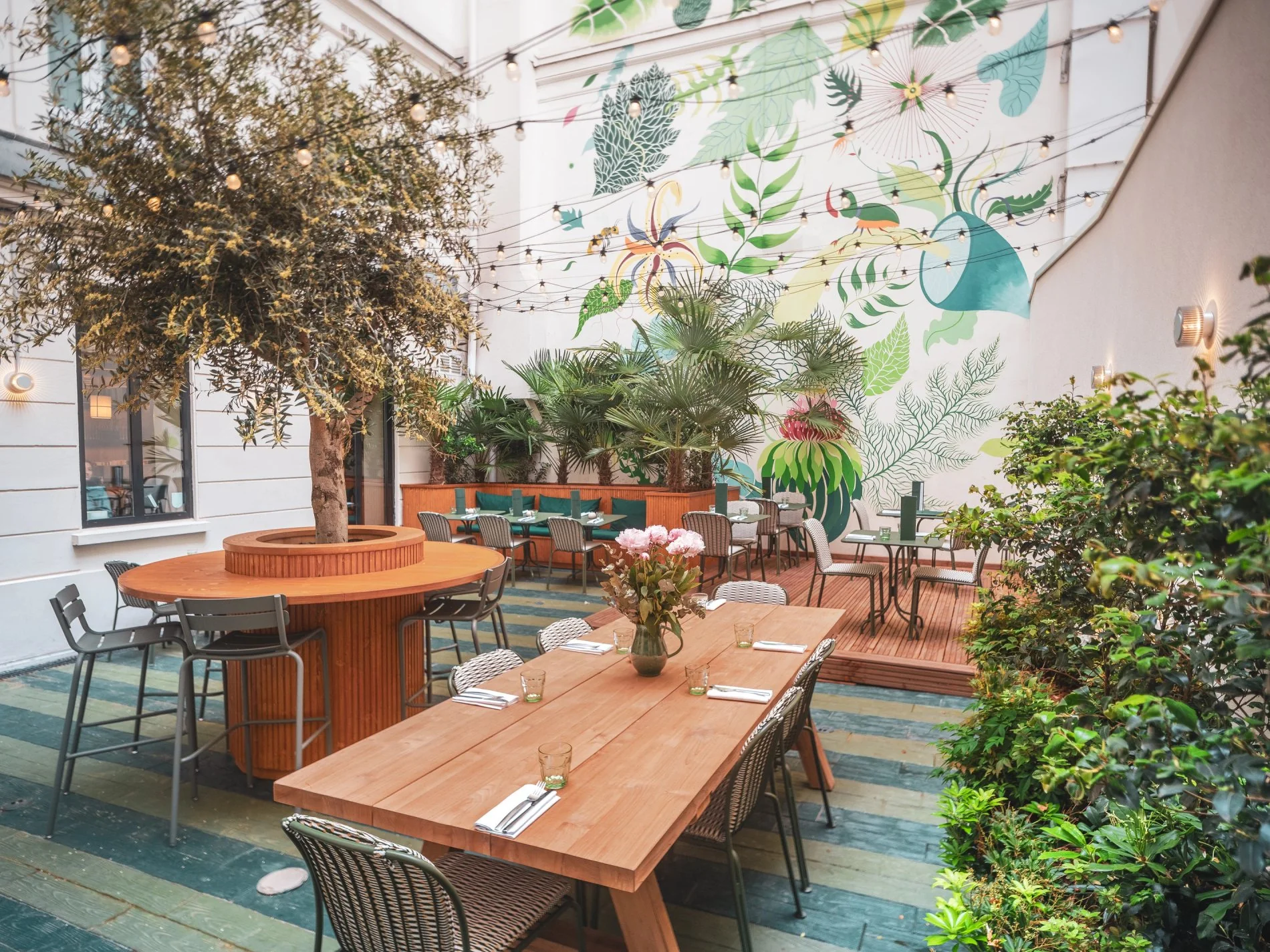 Hôtel Belleval | Patio