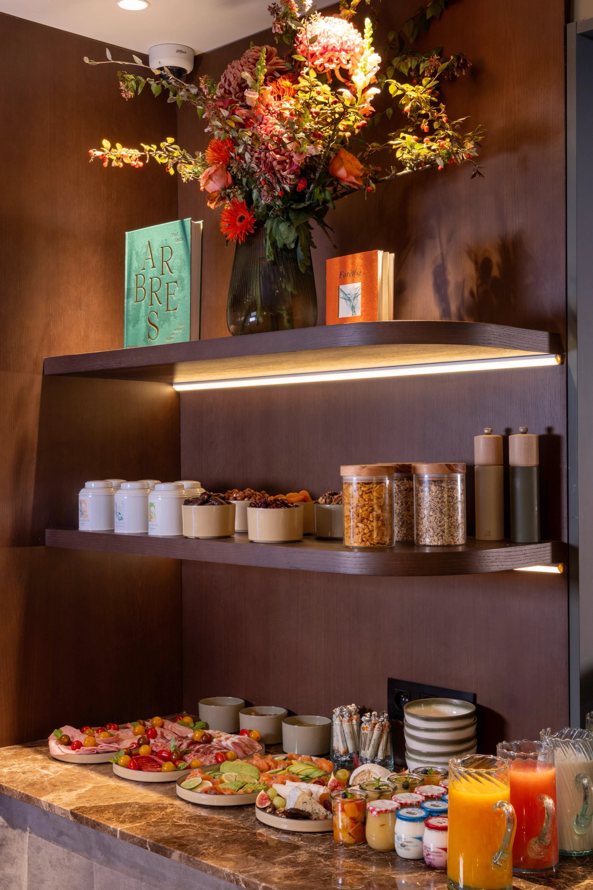 Hôtel L'Ormaie Salon Petit-déjeuner buffet