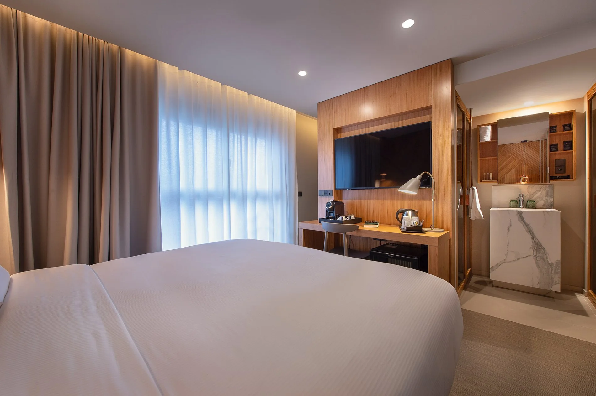 Chambre Executive — 9Hotel Pâquis Genève, proche Cornavin