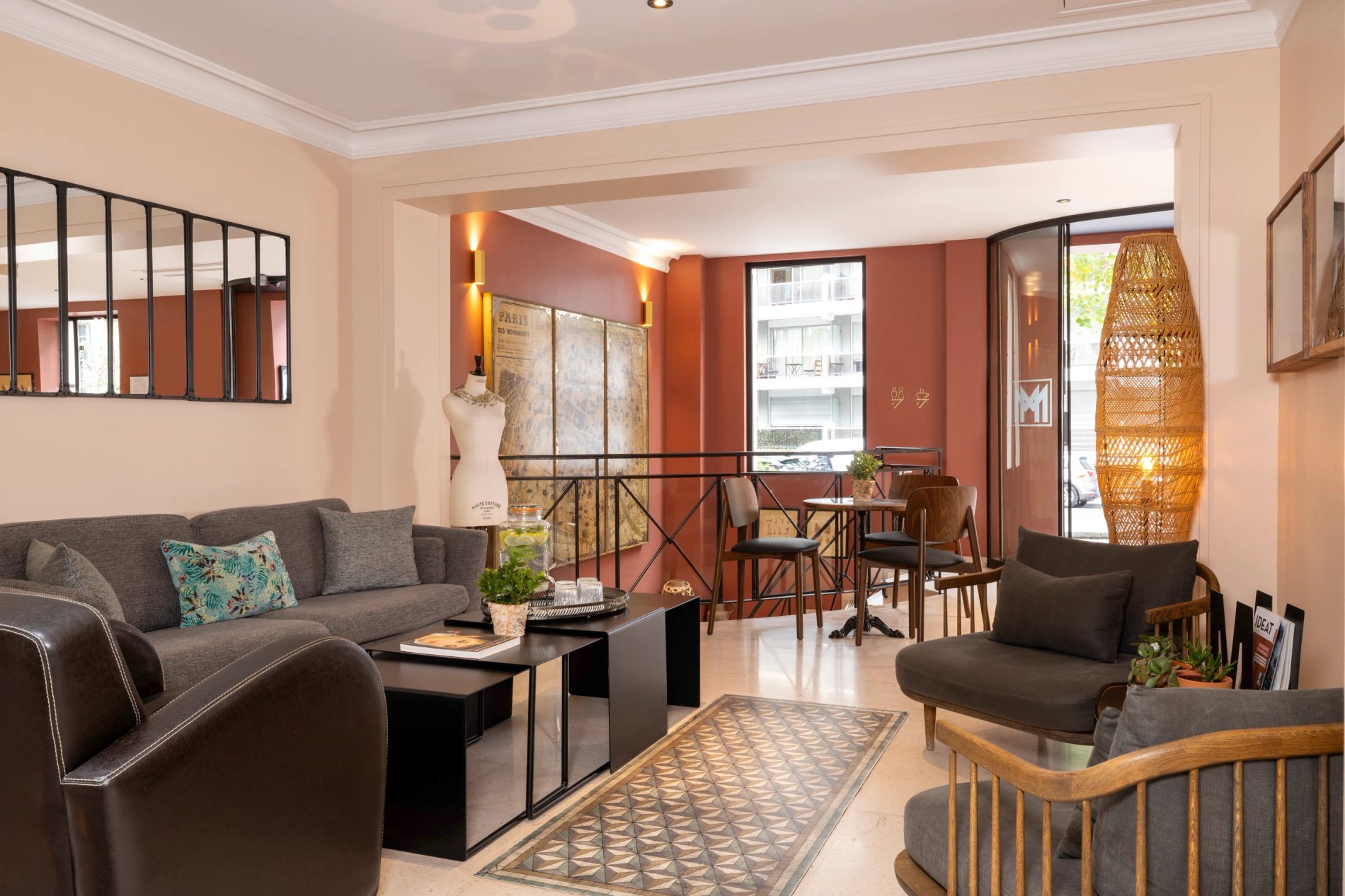 Hotel Maxim Quartier Latin Reception Lobby