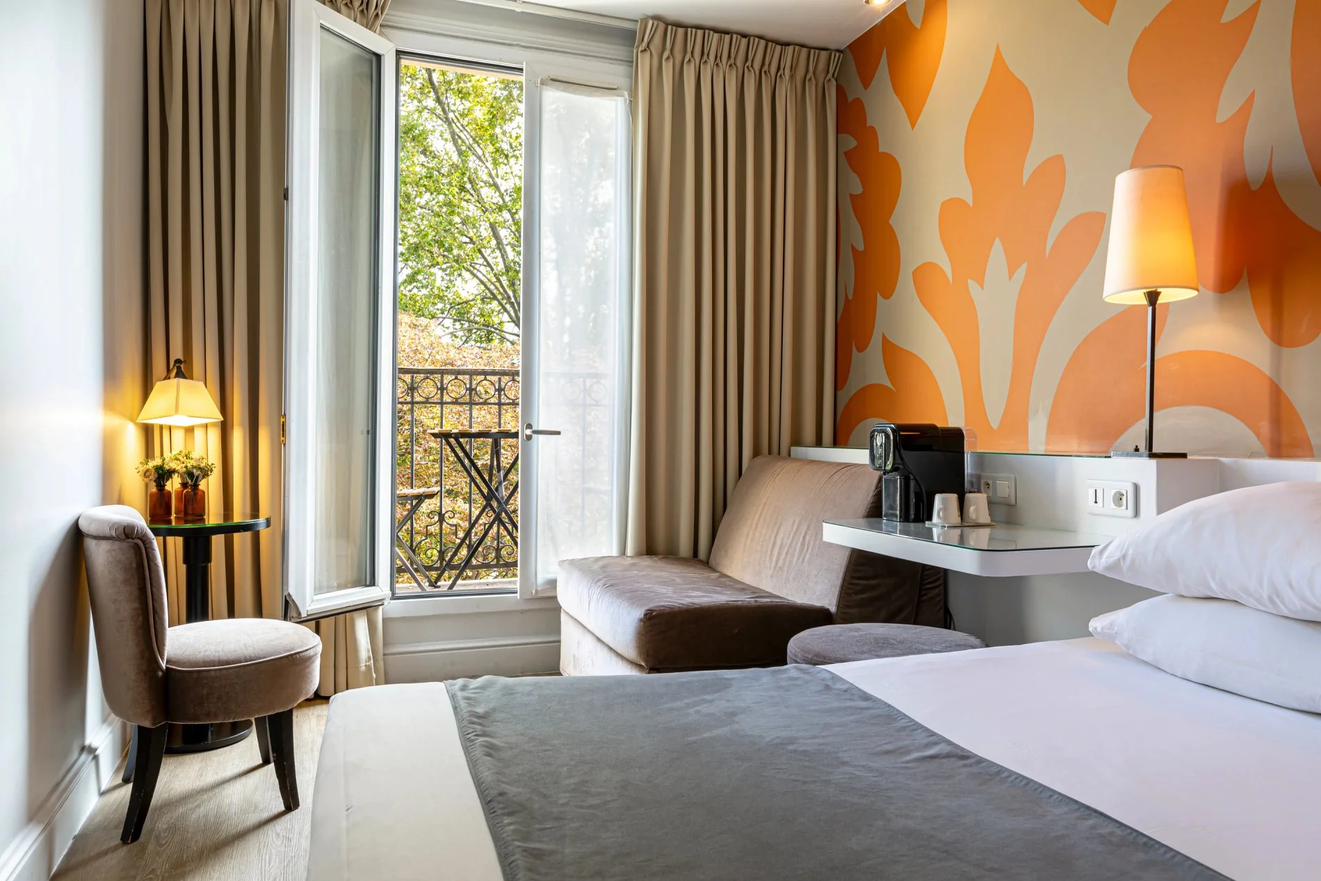 Gardette Park Hotel | Superior double with garden view and balcony
