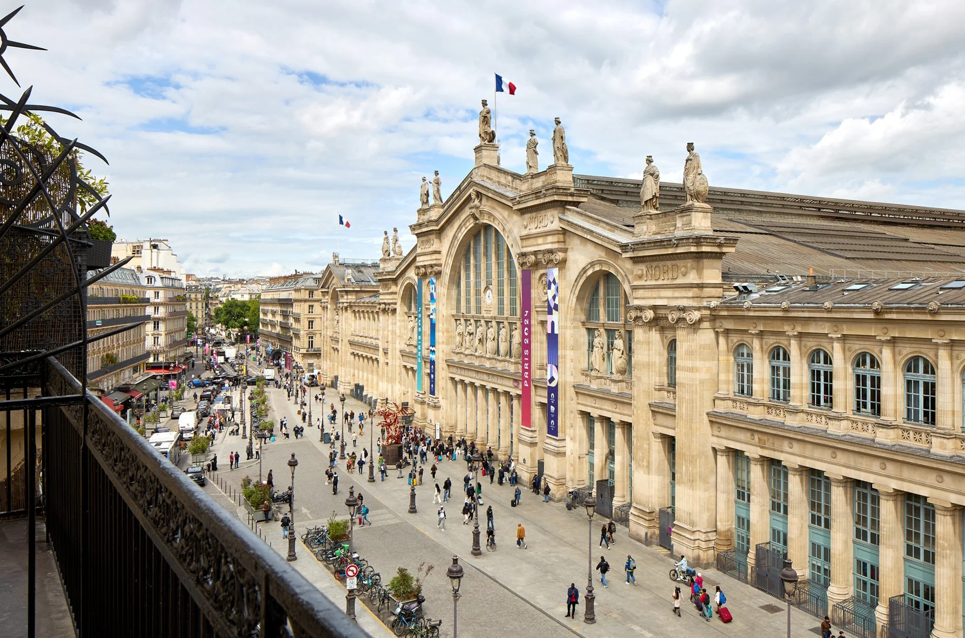 Vue de la Gare du Nord