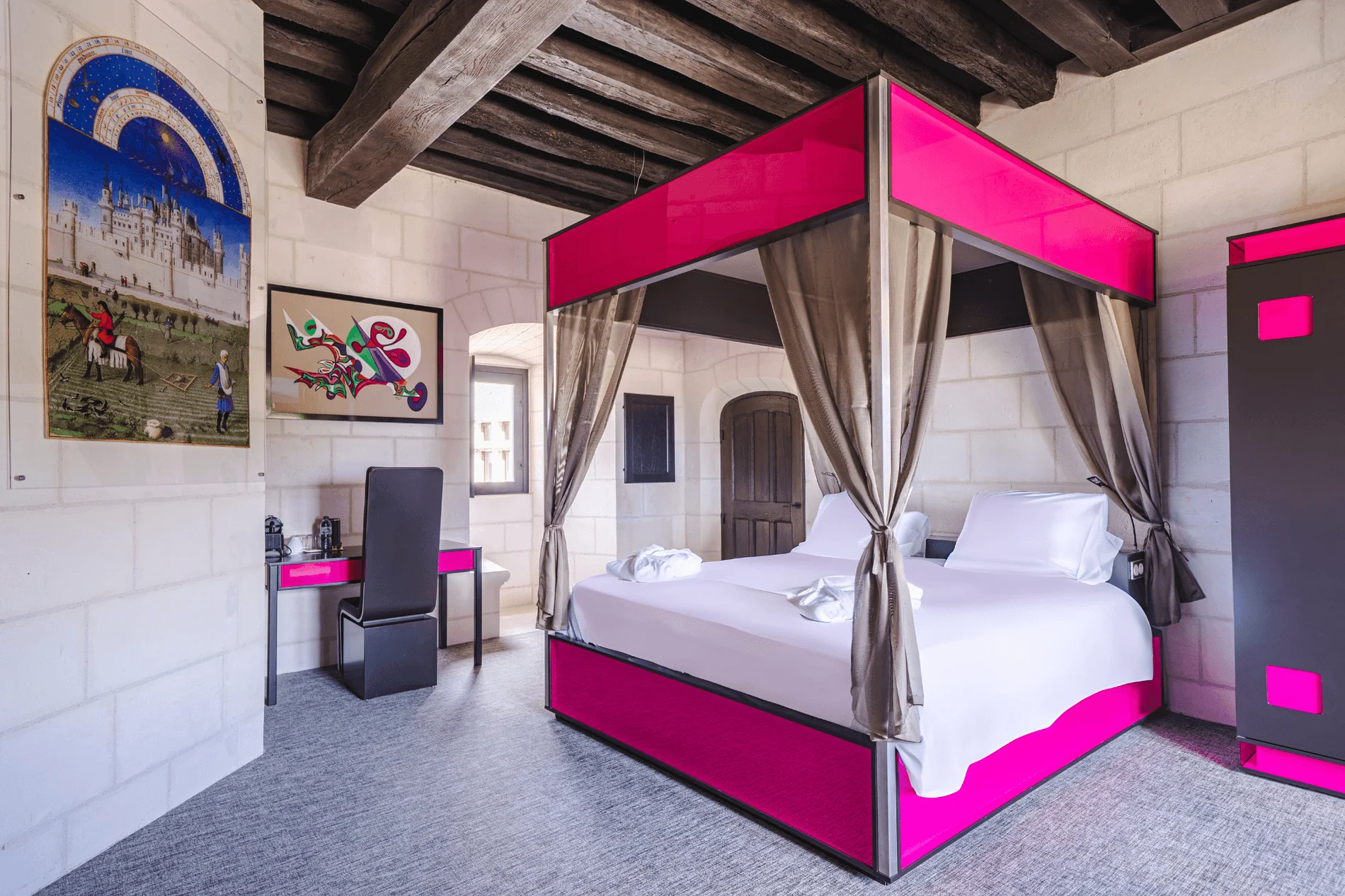 Suite de luxe du château Coudray Montpensier.