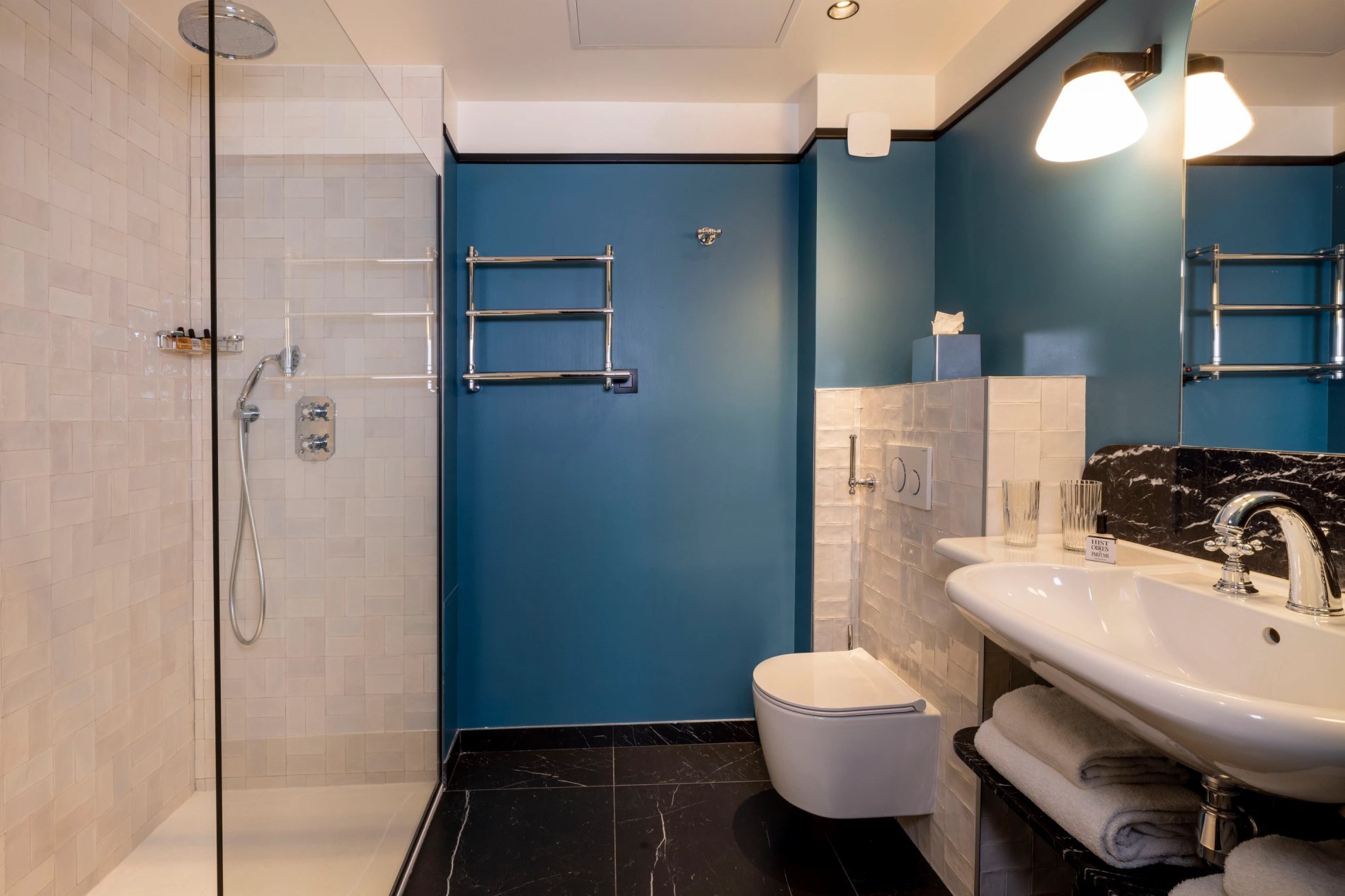 Grand Hôtel Chicago Chambre Supérieure Salle de bain Douche