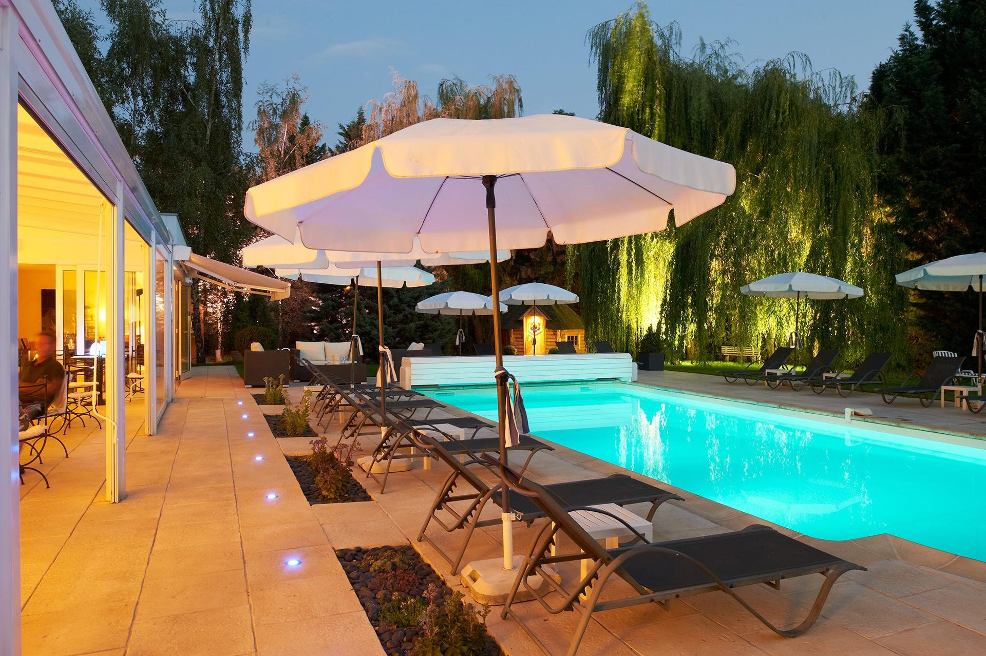 Les Jardins d'Adalric | Hotel Obernai swimming pool