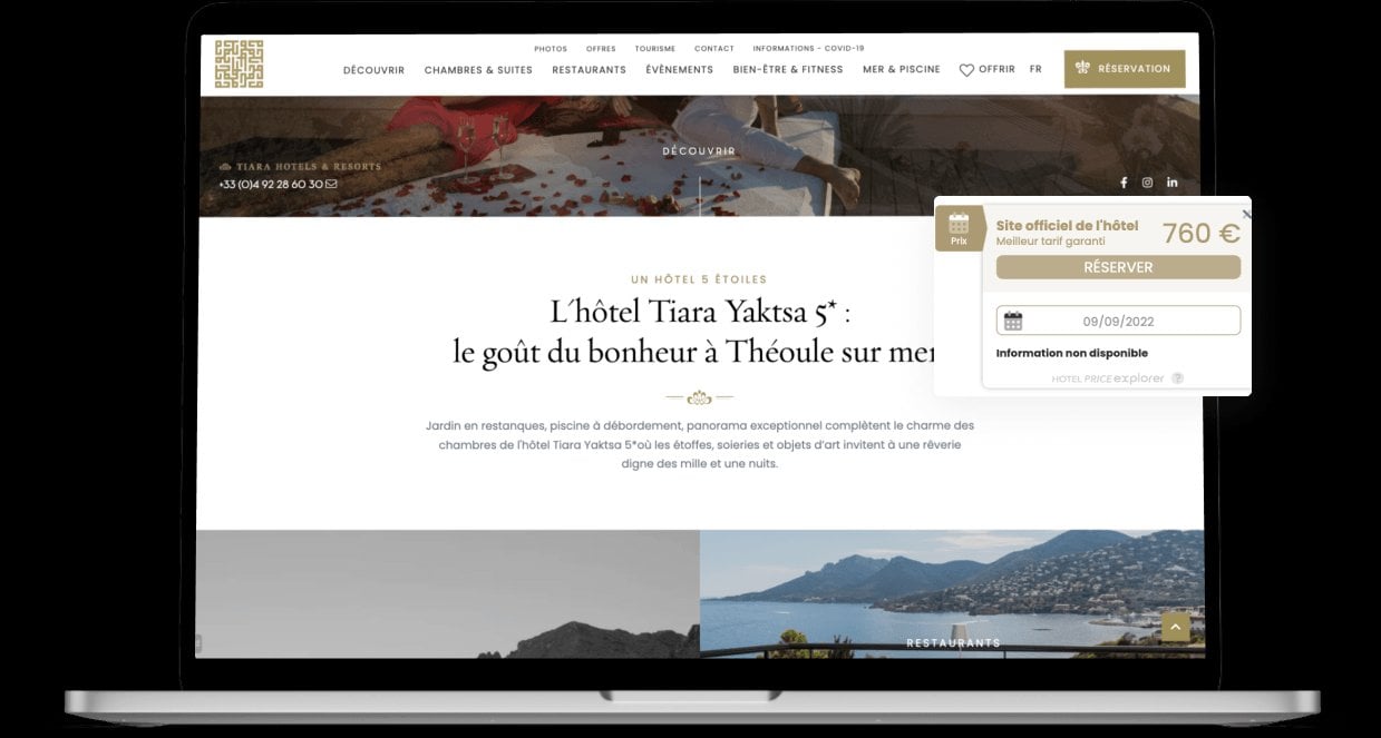 MMCréation Agency | Hôtel Price Explorer Product