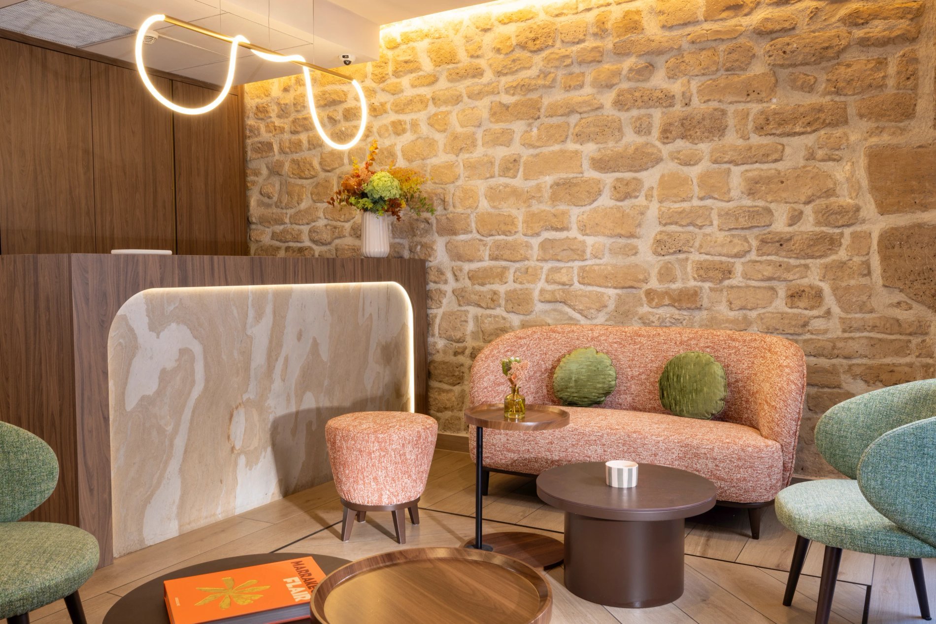 Hôtel Théorème Réception Lobby