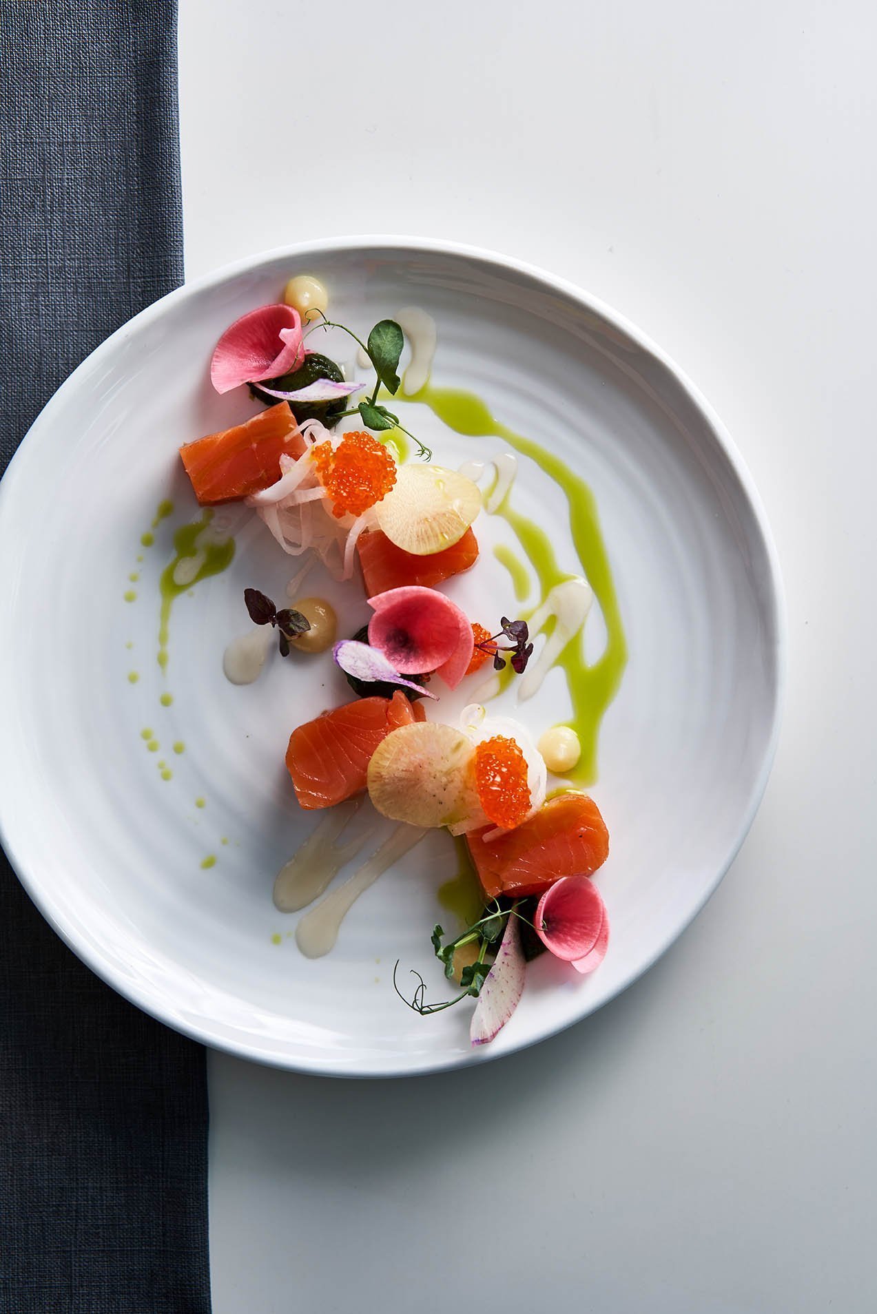 Le RoofTop, a restaurant near Lyon's city hall with a glass roof, a south-facing terrace and generous, creative seasonal cuisine.