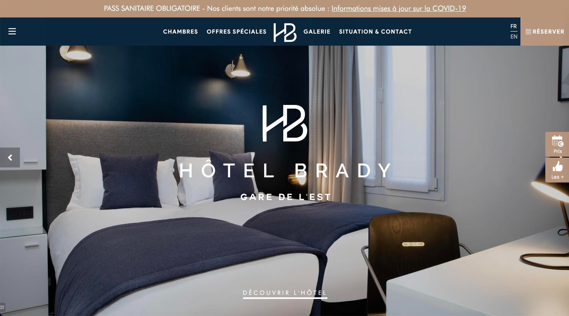 MMCréation Agency | Portfolio Hôtel Brady