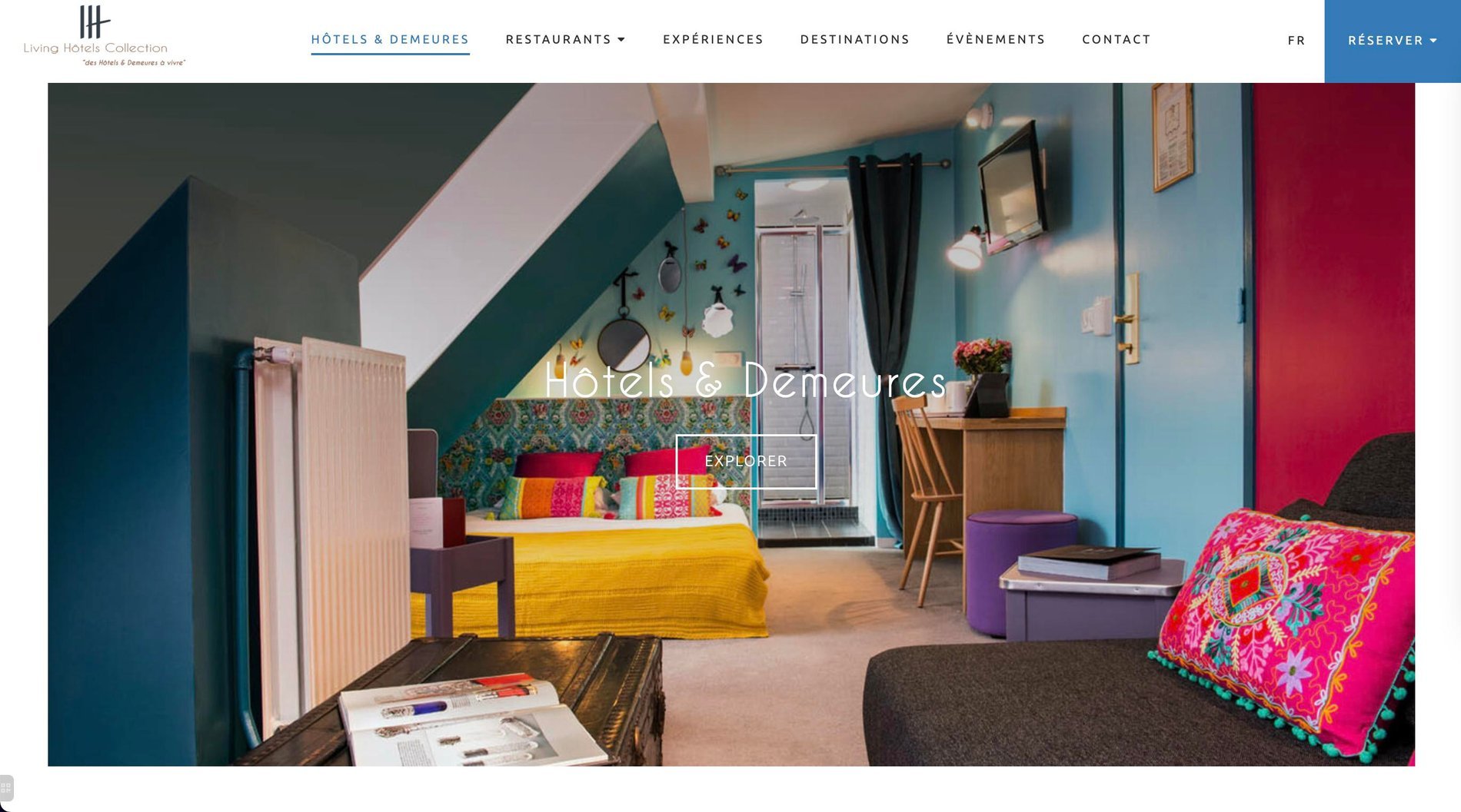 MMCréation Agency | Portfolio Living Hôtels Collection