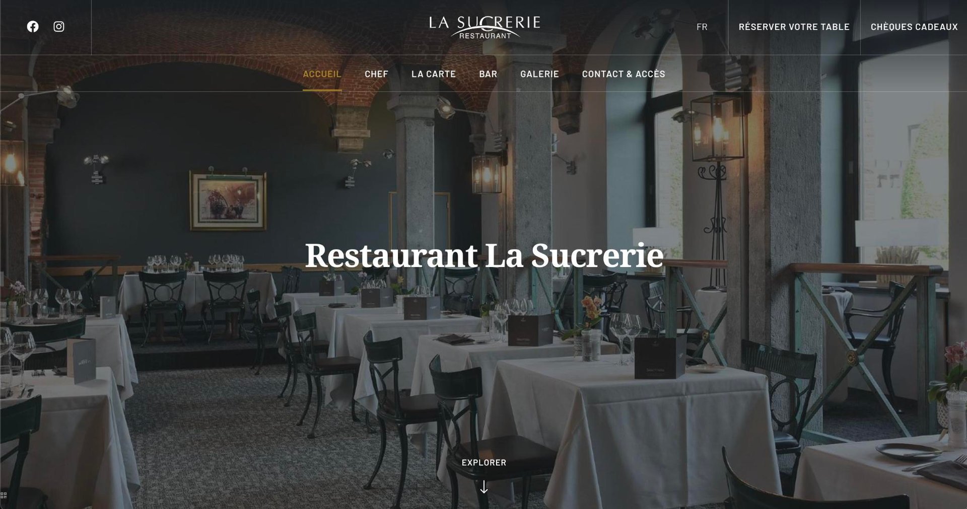 Agence MMCréation | Portfolio Restaurant La Sucrerie