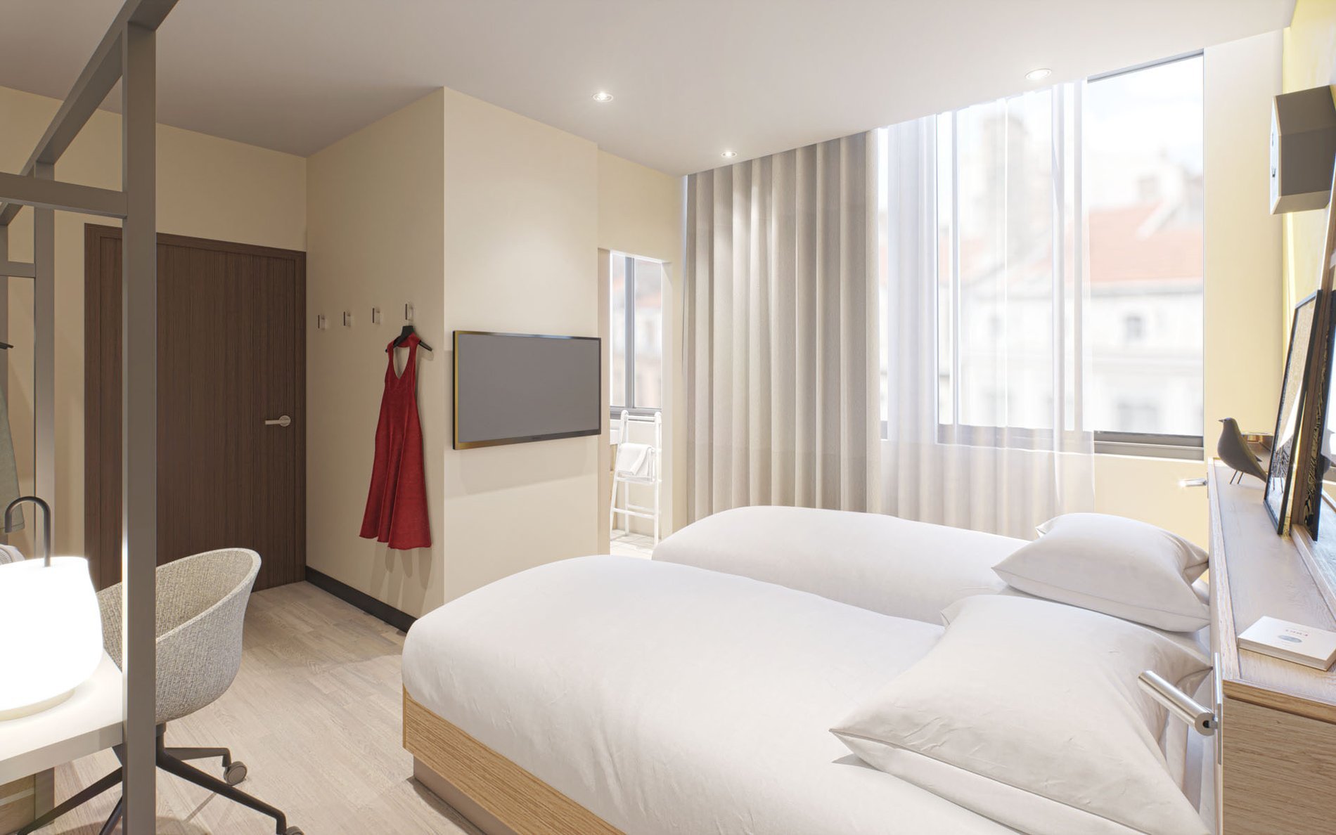 Chambre Maison Nô Boutique hôtel Lyon