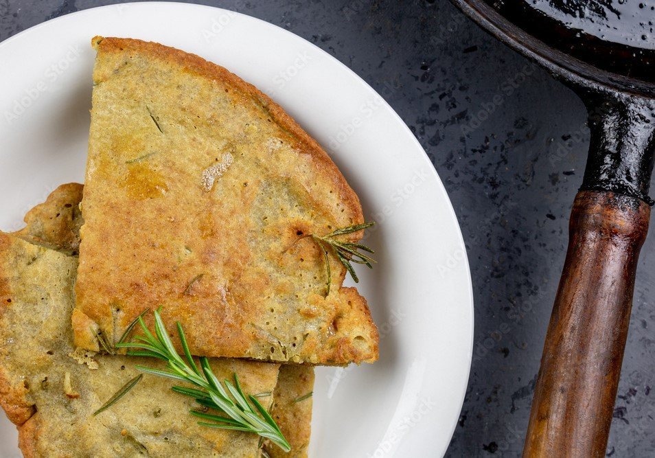 Maison Albar Le Victoria | Farinata ou tarte aux poix chiches