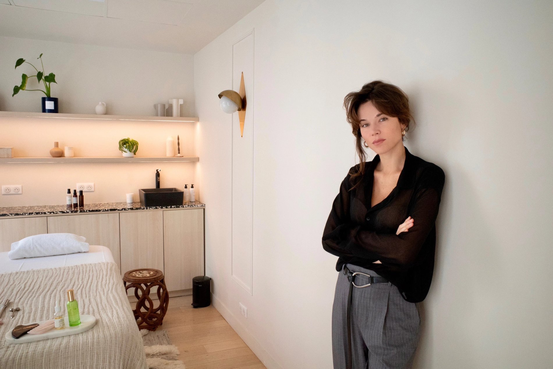 Hôtel Bachaumont | Marine Delzenne dans une cabine de soins