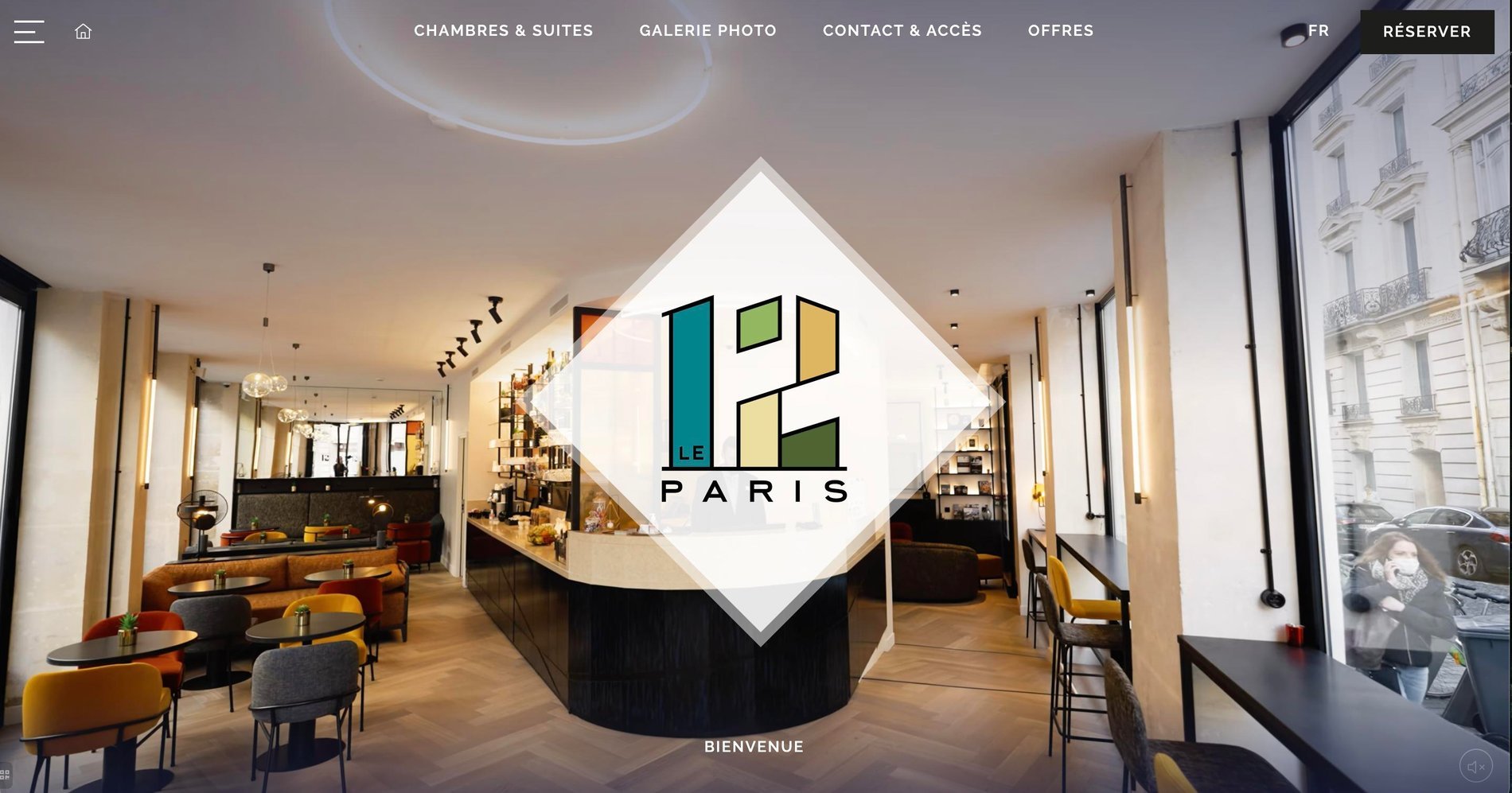 MMCréation Agency | Portfolio Hôtel Le 12