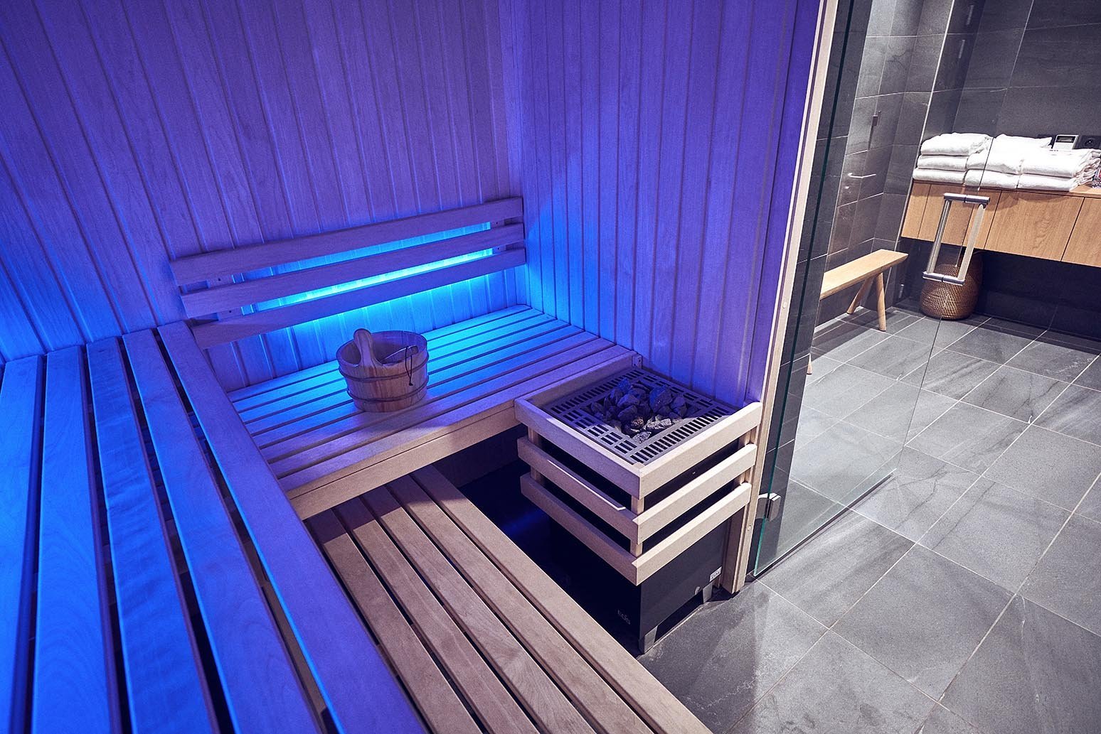 This zen and relaxing Sauna area is dedicated to you and reserved exclusively for Maison Nô guests.