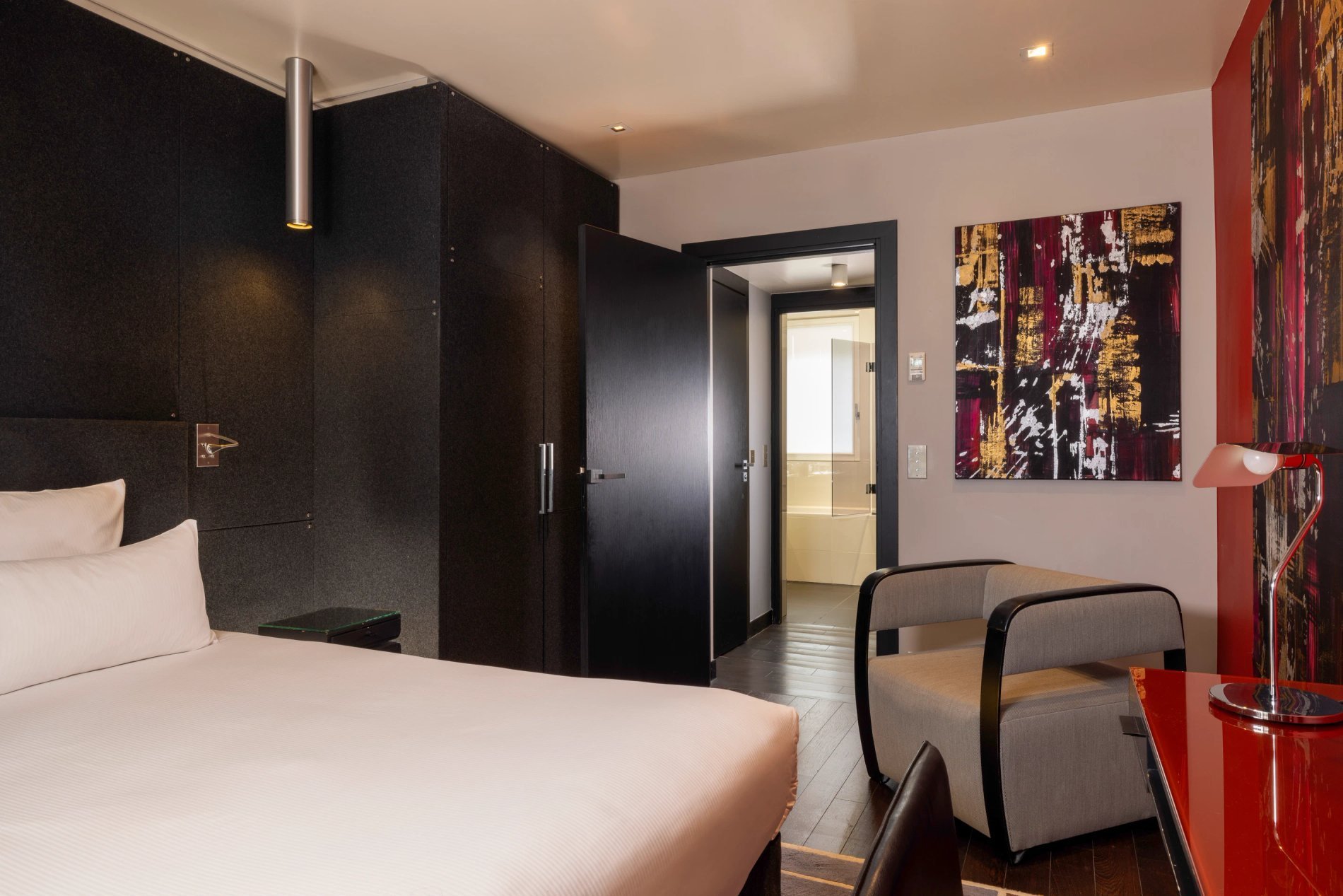 Hôtel Félicien Chambre Deluxe Flannel Bureau