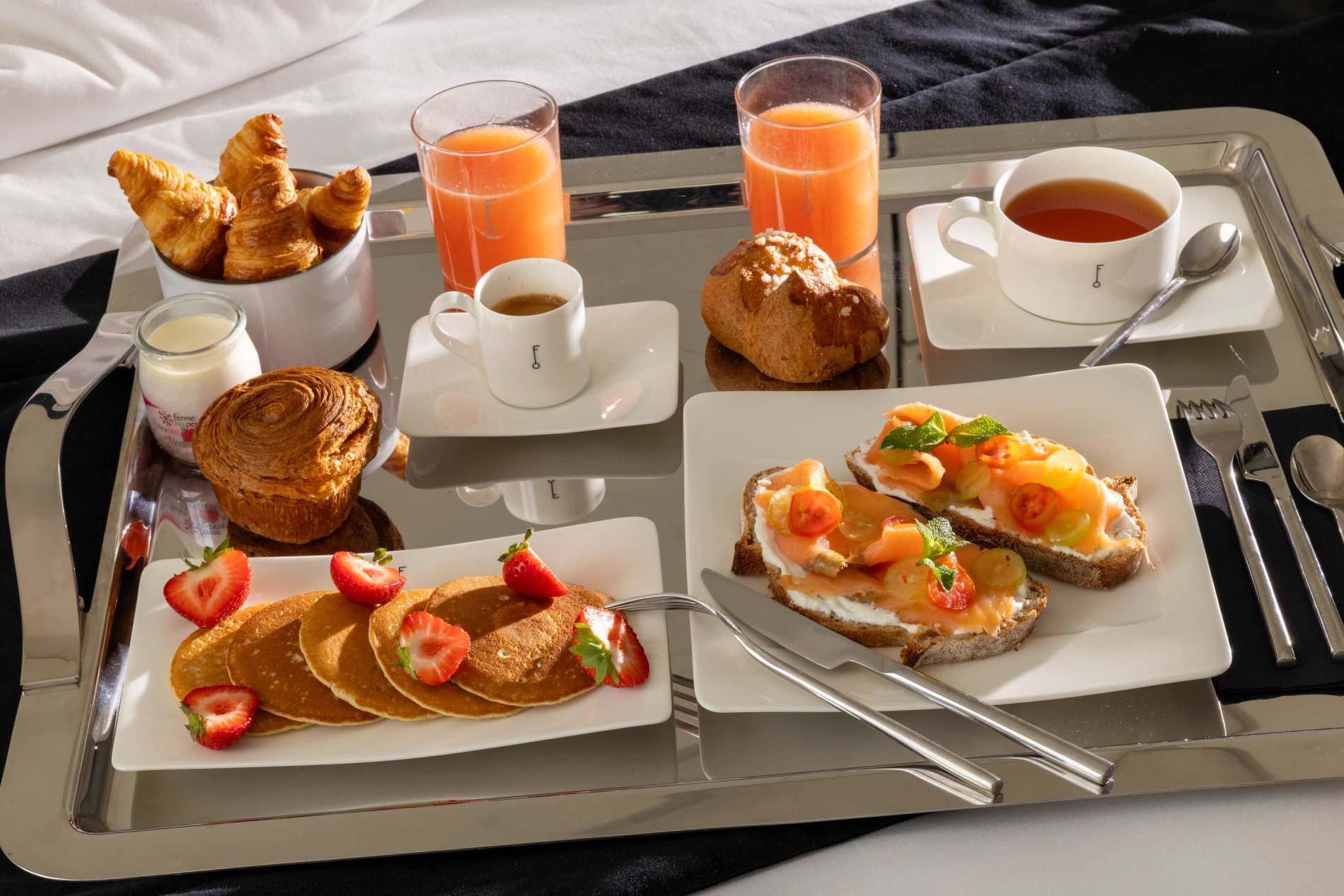 Hôtel Félicien Petit-déjeuner en chambre