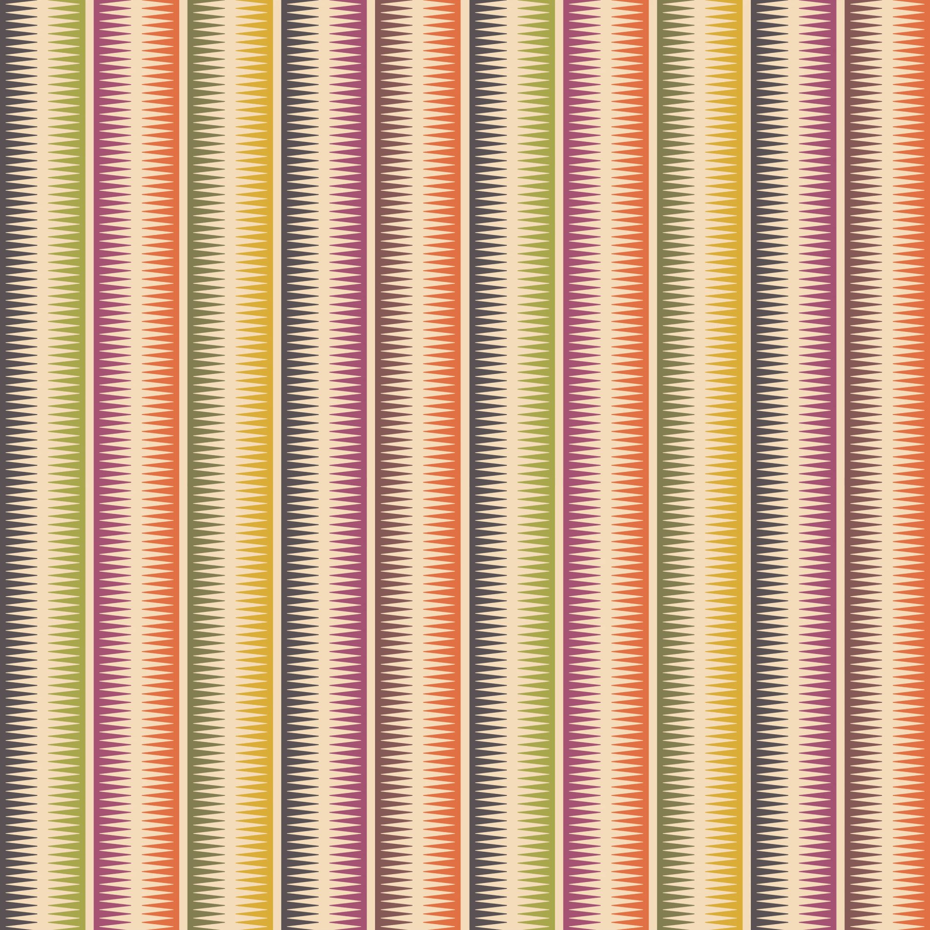 Vertical multicolored striped pattern – Hôtel Prince de Conti