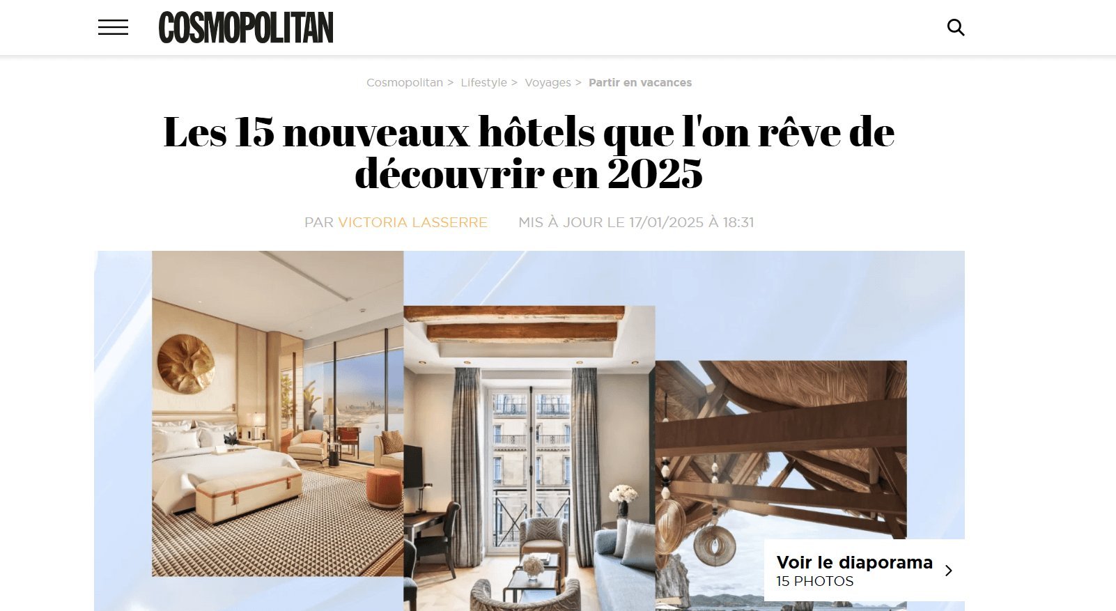 Filigrane Hotel | Articles presse