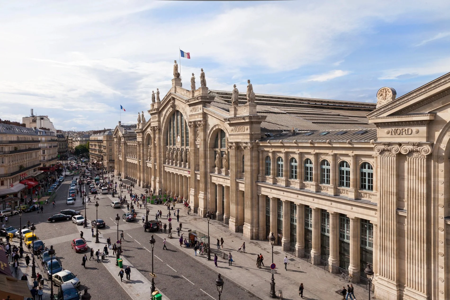 Vue de la Gare du Nord