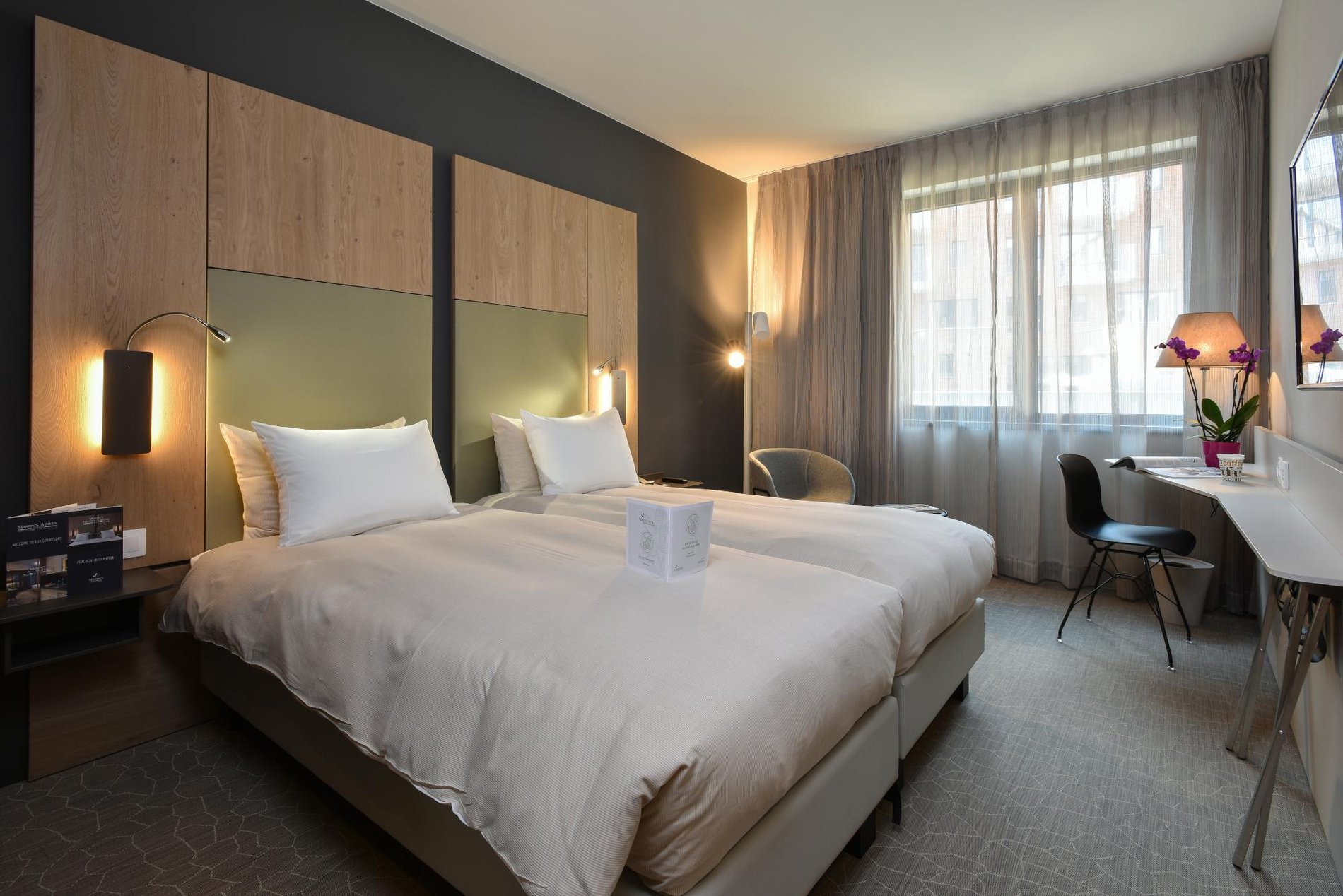 Chambre double élégante à l’hôtel Martin’s Louvain-la-Neuve