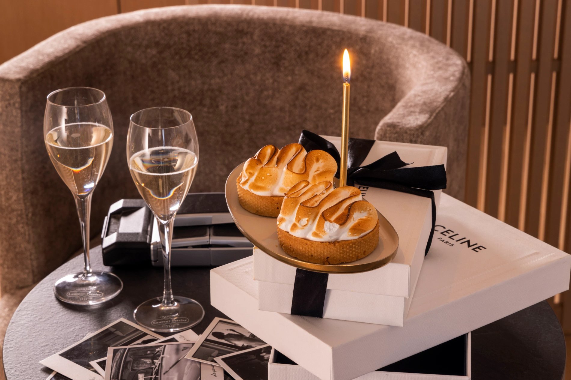 Hotel ESTÉ Room Package Birthday Champagne Pastrie Candle