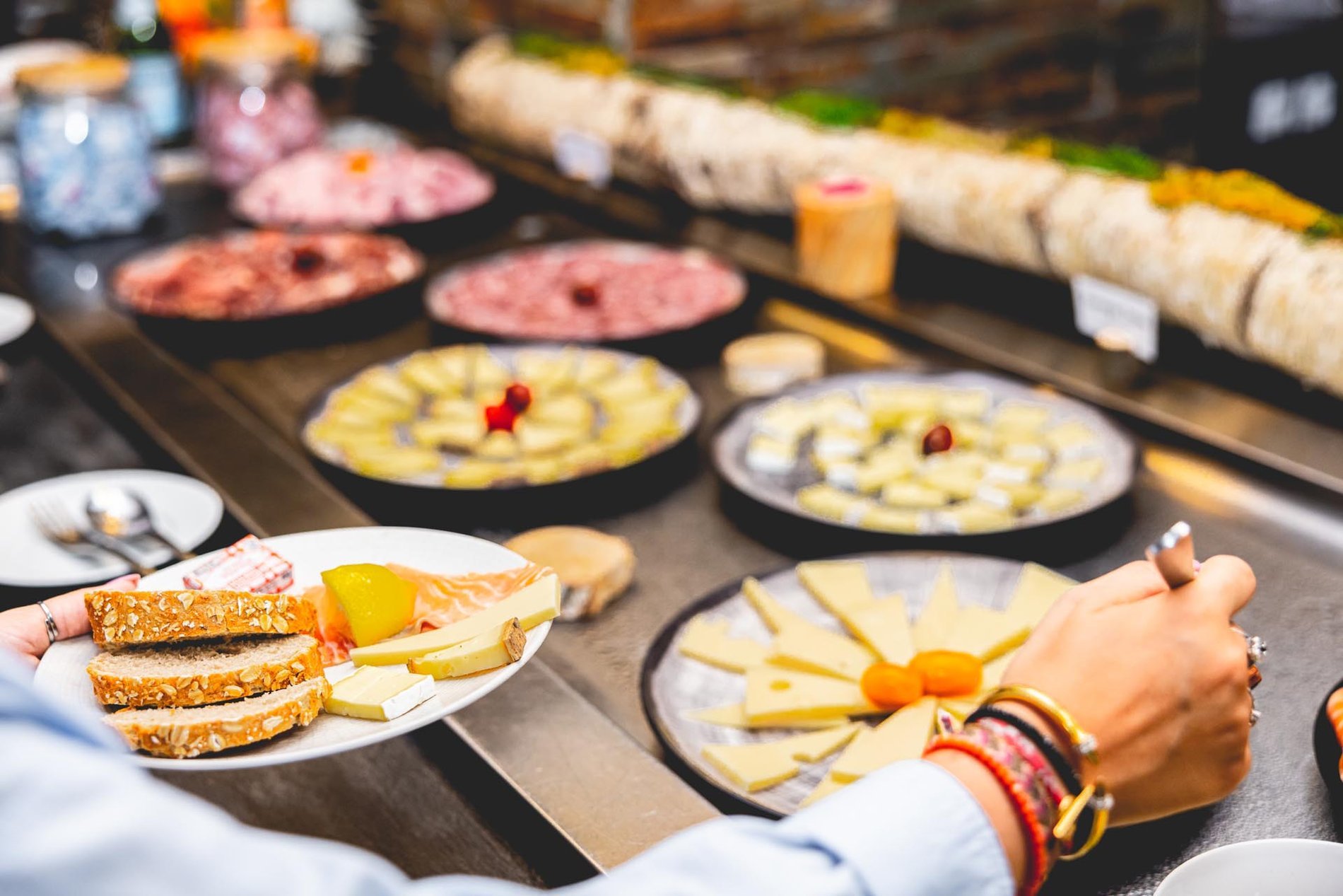 Buffet Breakfast served at the Grand Aigle Hotel & Spa at Serre Chevalier