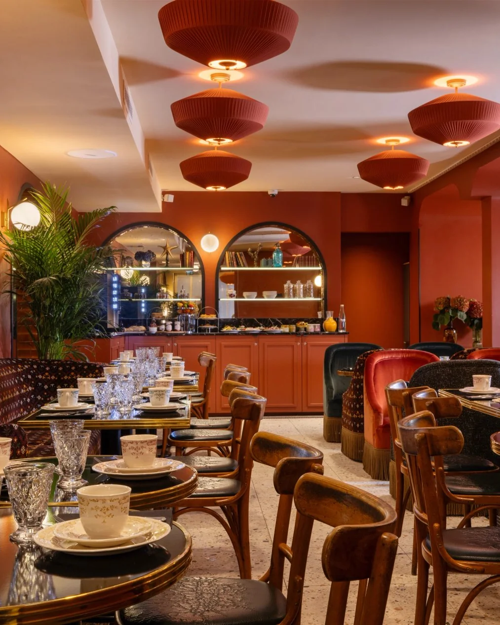 Hôtel Ginette à la Folie, Hotel Ginette à la Folie Breakfast Room Buffet