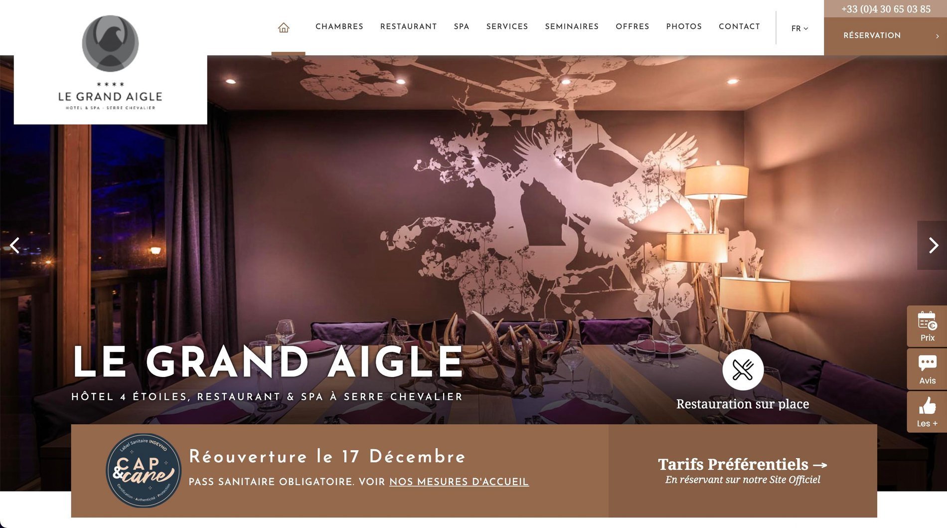 MMCréation Agency | Portfolio Le Grand Aigle