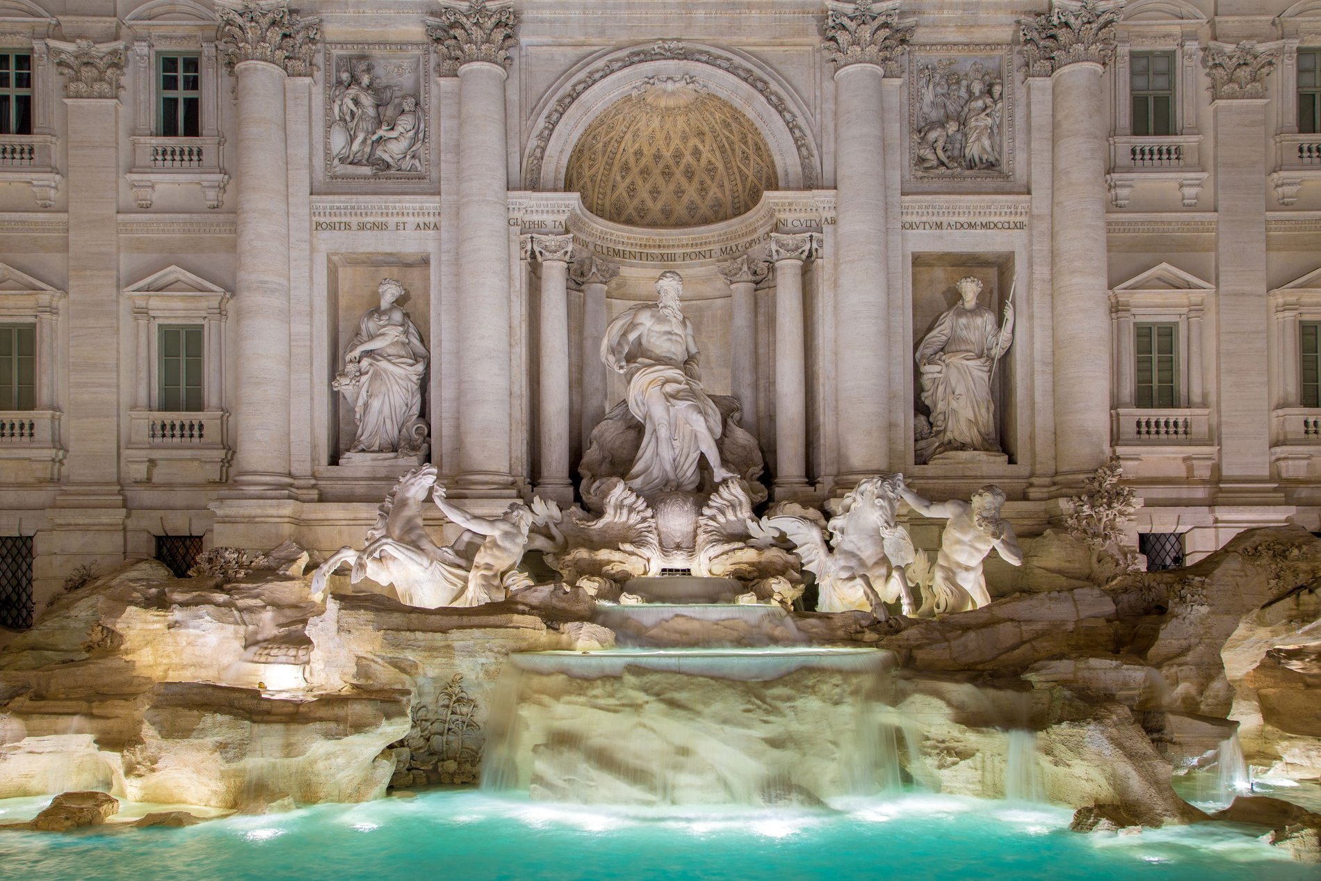 La Fontaine de Trevi Rome 9 Hotel Cesari