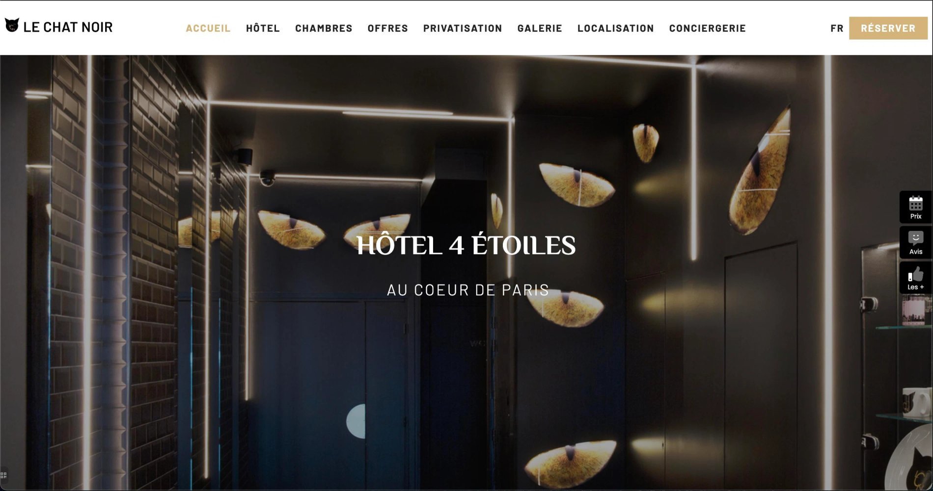 MMCréation Agency | Portfolio Le Chat Noir