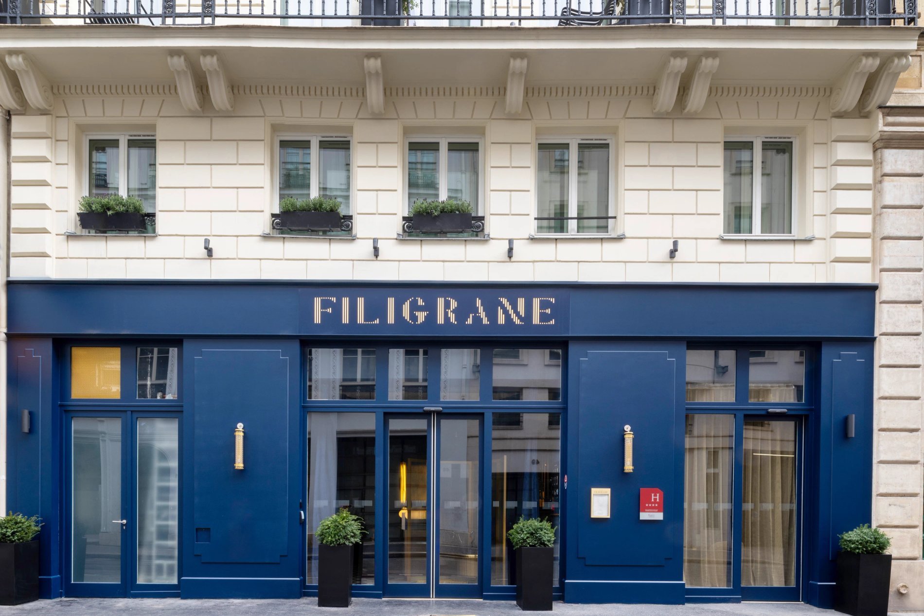 Hôtel Filigrane Façade