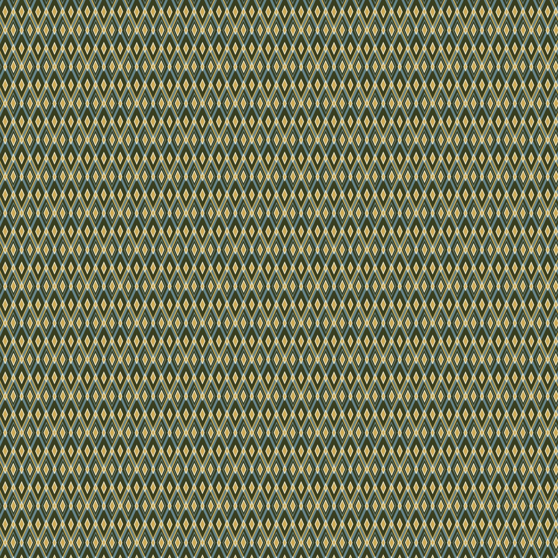 Khaki and black diamond pattern – Hôtel Prince de Conti