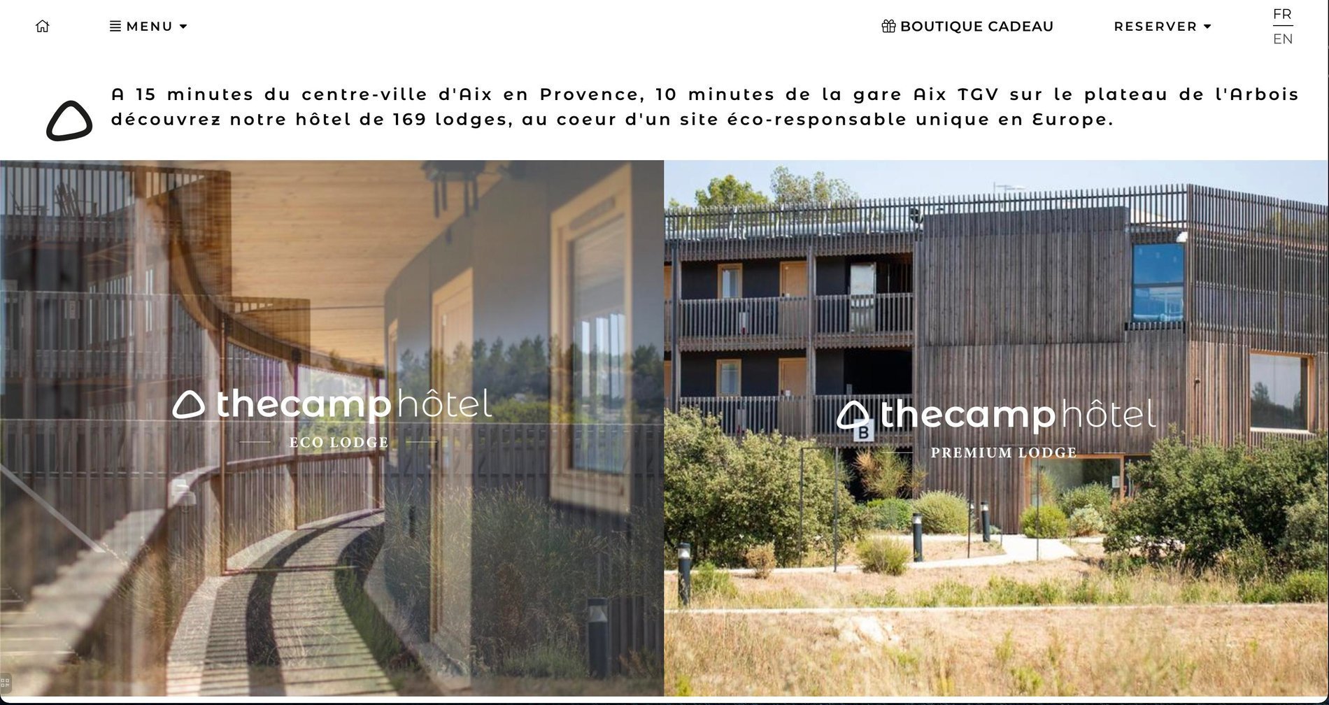 MMCréation Agency | Portfolio Thecamphôtel