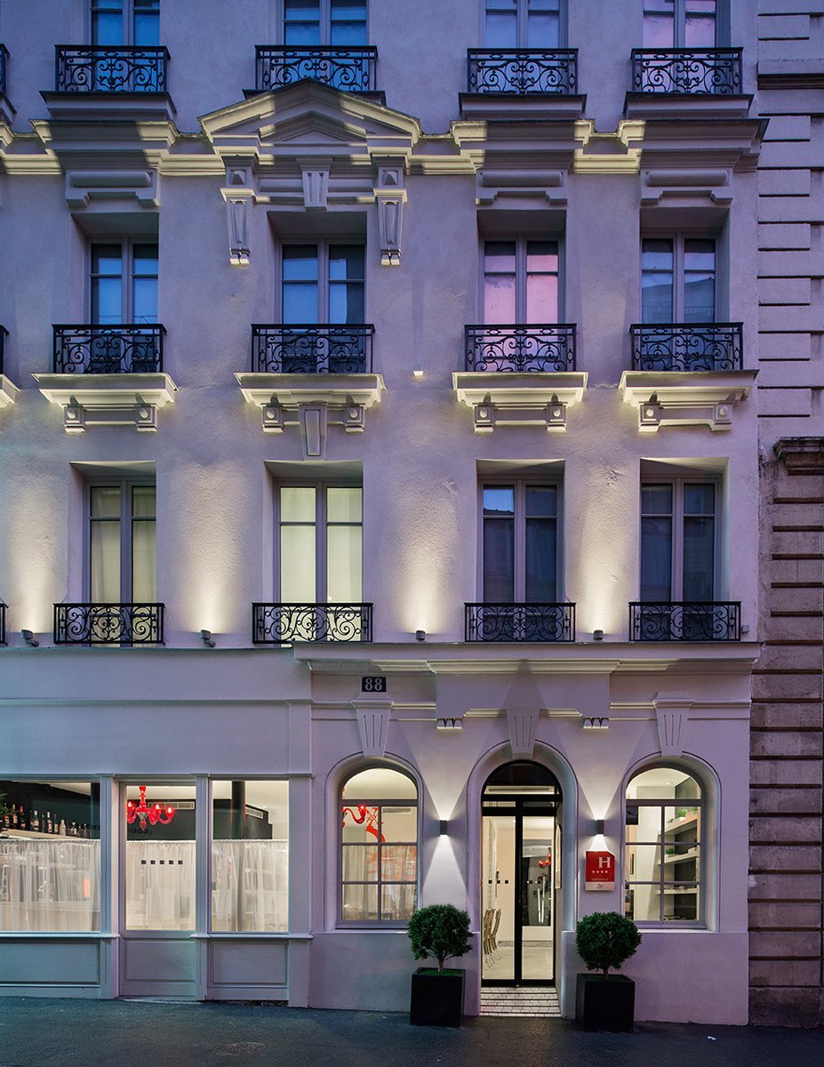 Façade extérieure du Best Western Premier Faubourg 88 à Paris