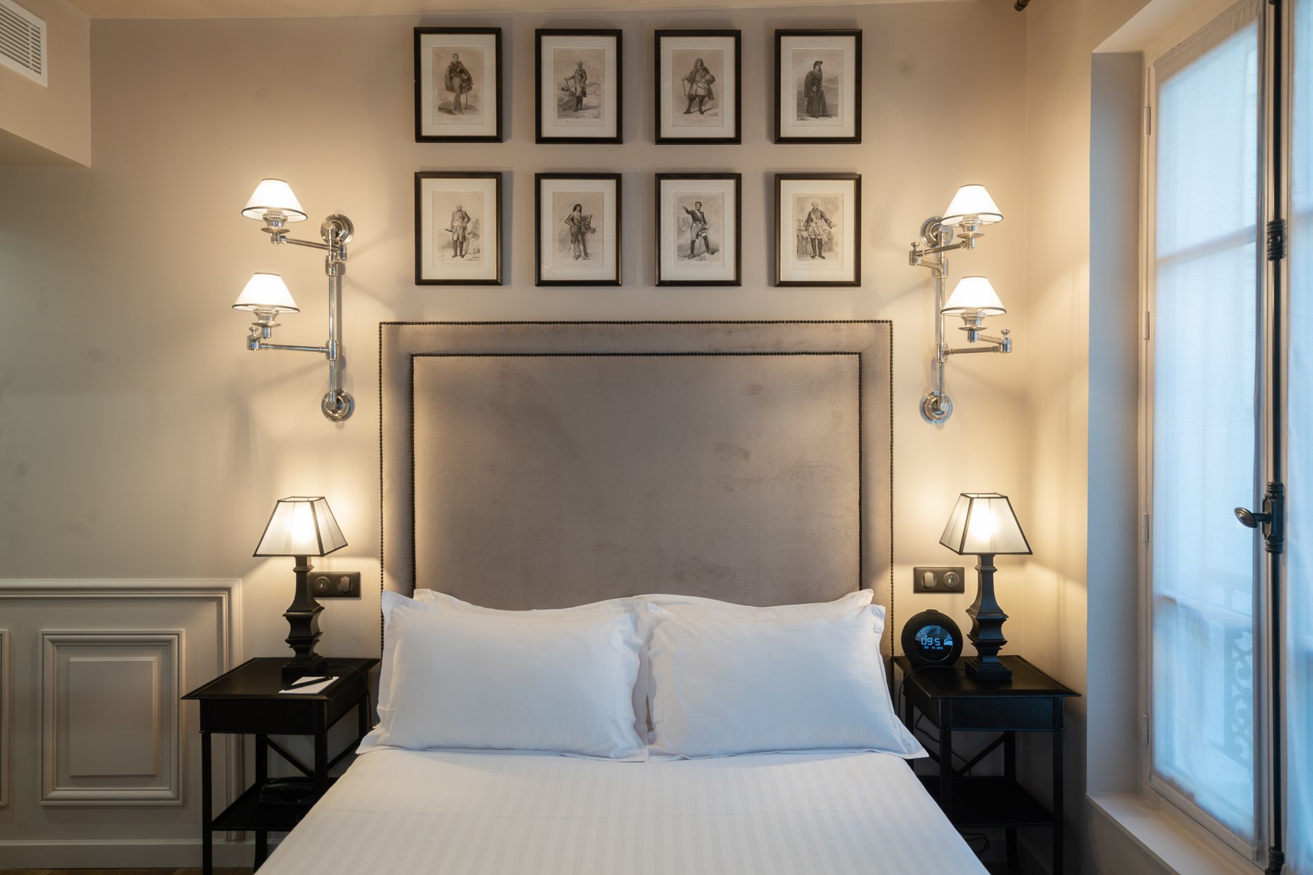 comfort room - charming hotel paris center - Hotel Saint-Louis en l'Isle