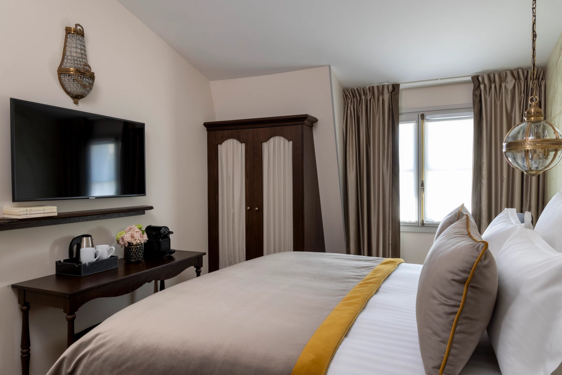 Hôtel Vinci Due Chambre Classique Machine à café Bouilloire TV