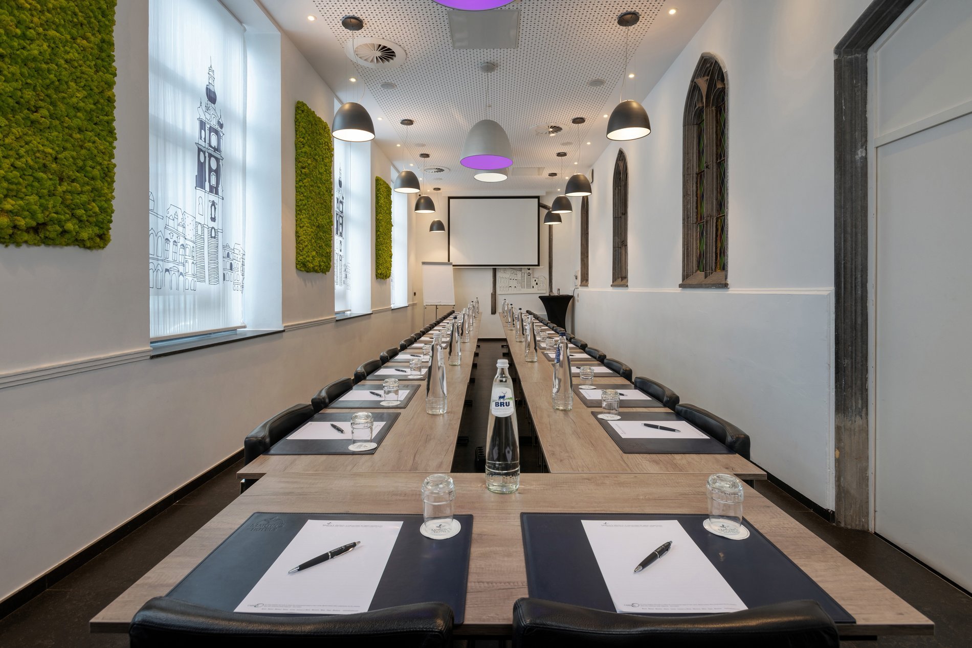 Salle de réunion spacieuse et lumineuse au Martin's Dream.