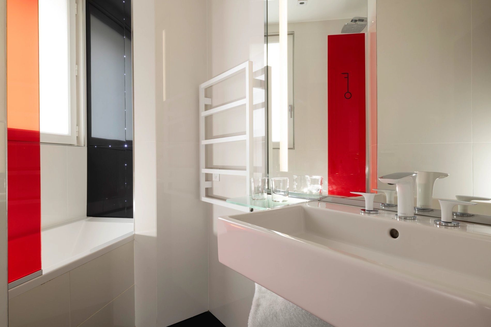 Hôtel Félicien Chambre Classique Ruby Salle de bain