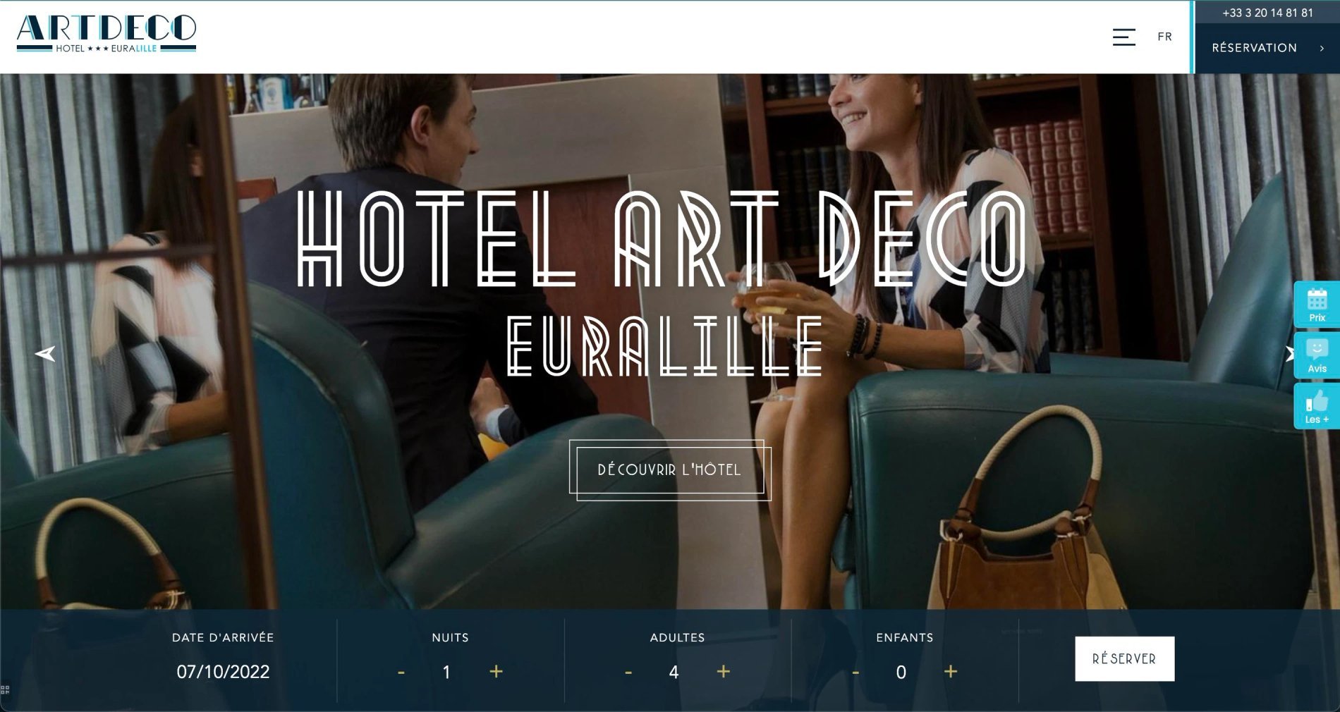 MMCréation Agency | Portfolio Hôtel Art Deco